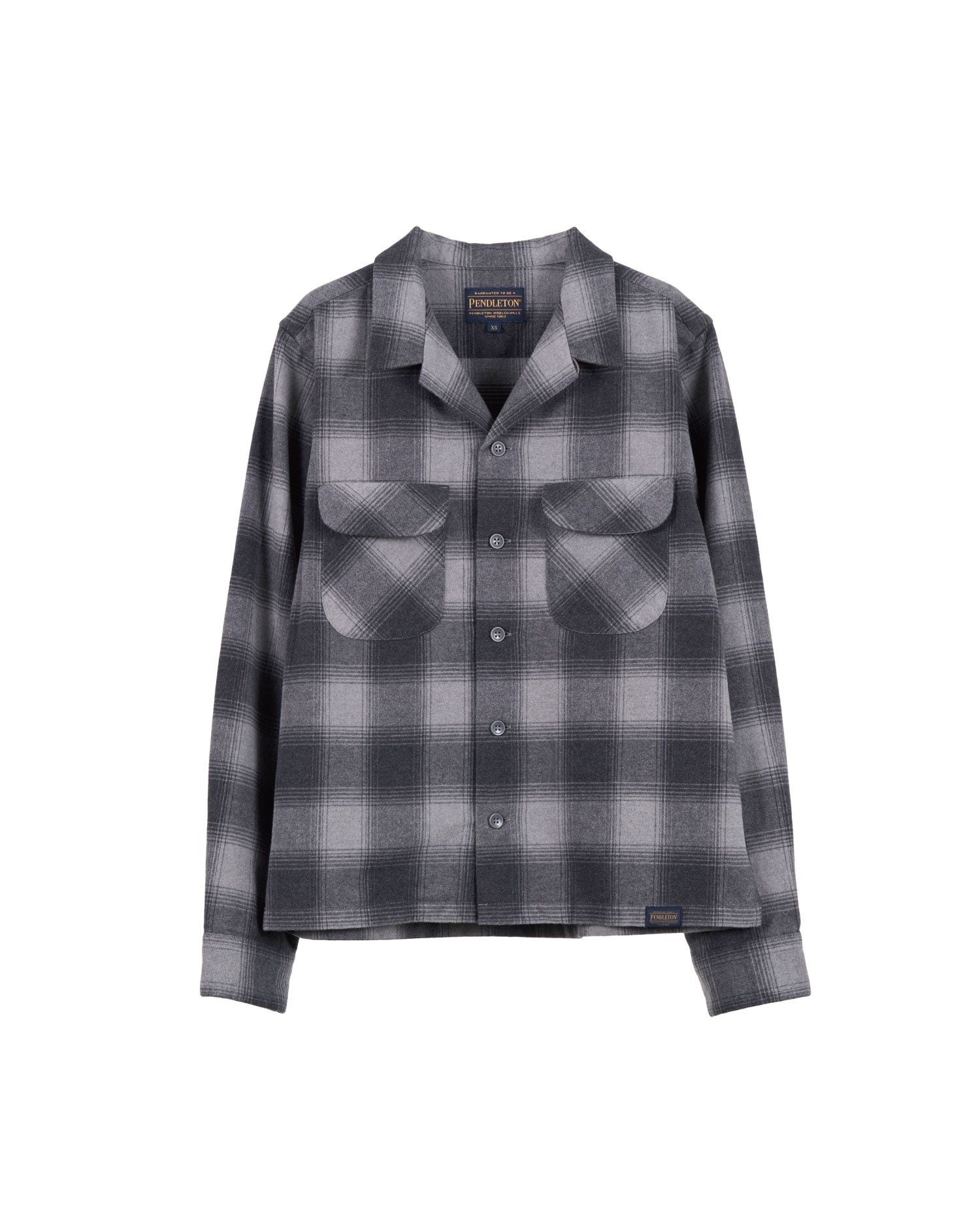 コットンシャギー オープンカラー チェックシャツ – PENDLETON WOOLEN