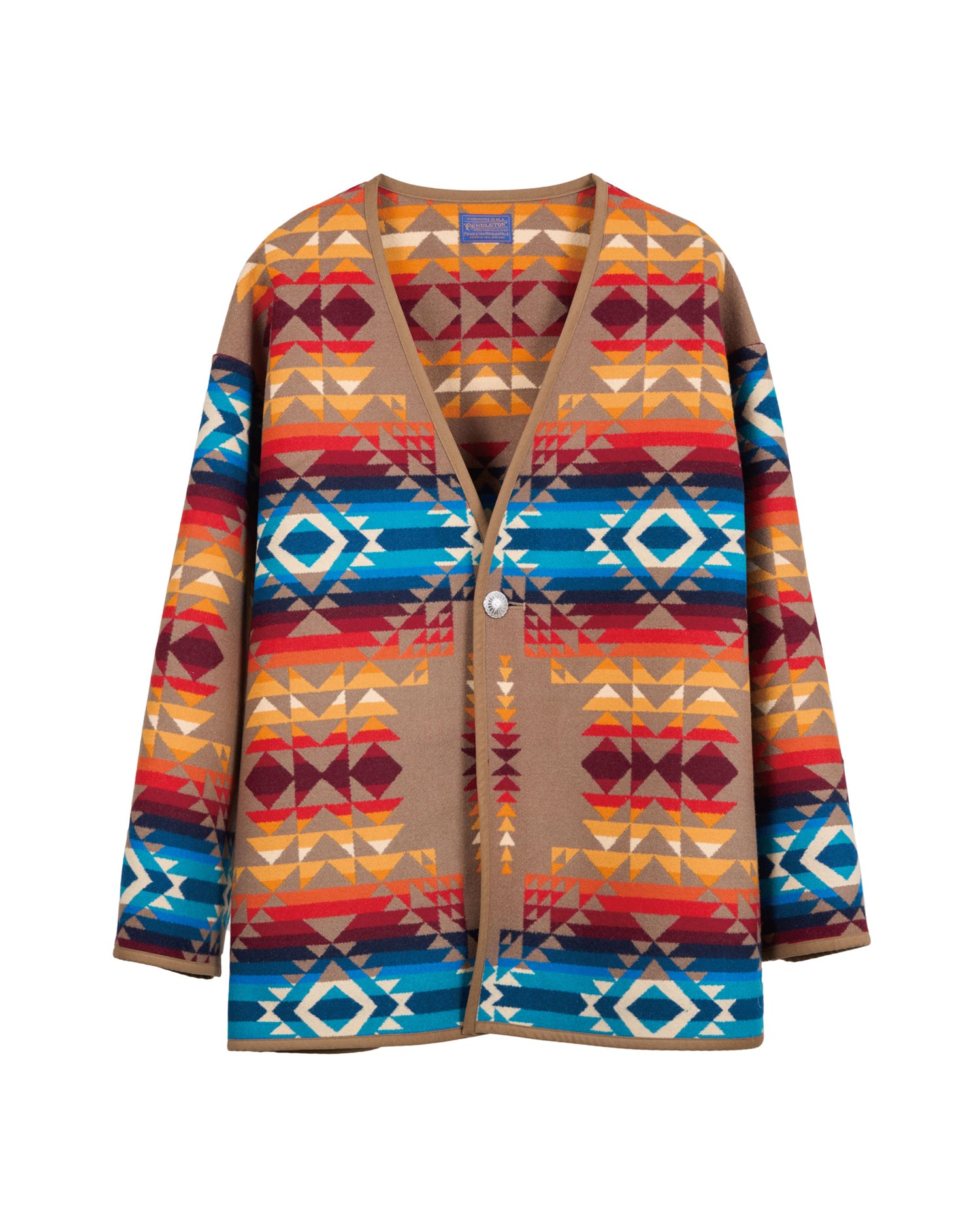 ウールブランケット ノーカラージャケット – PENDLETON WOOLEN MILLS