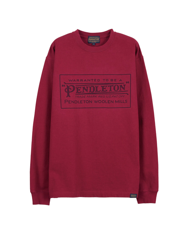 ヘビーウェイト クラシックロゴプリント ロングスリーブTシャツ