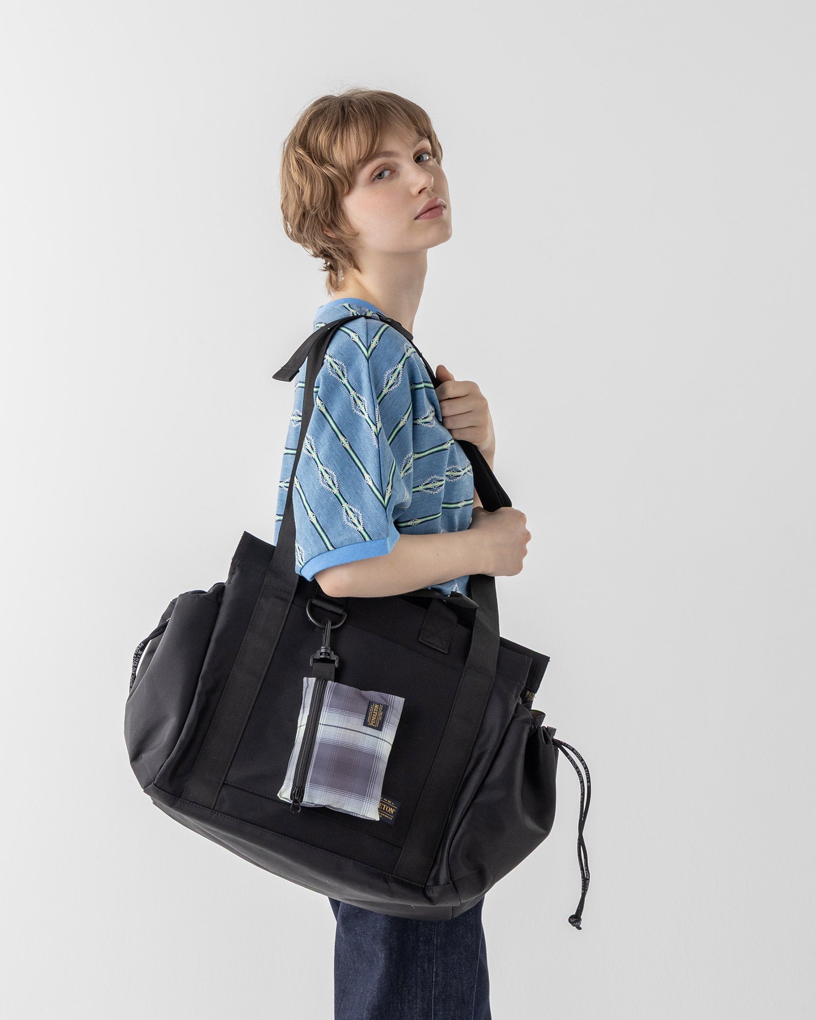 ペンドルトン x MARIEマザーズバッグ - BLACK