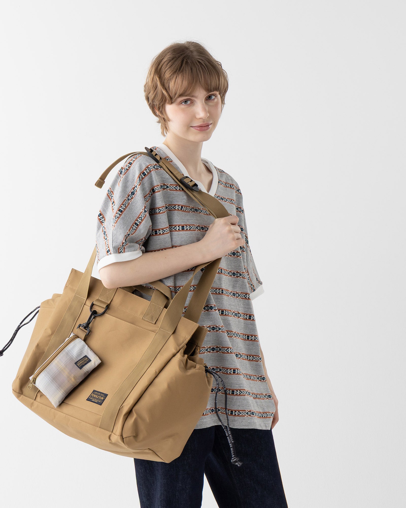 ペンドルトン x MARIEマザーズバッグ - CAMEL