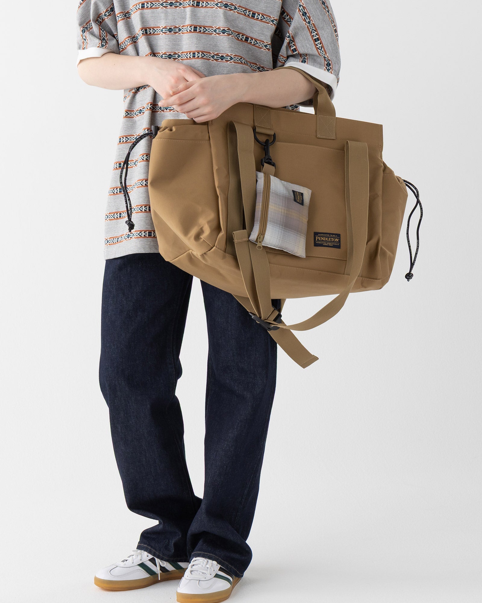 PENDLETON　マザーズバッグ ペンドルトン x MARIEマザーズバッグ - CAMEL / マザーズトート