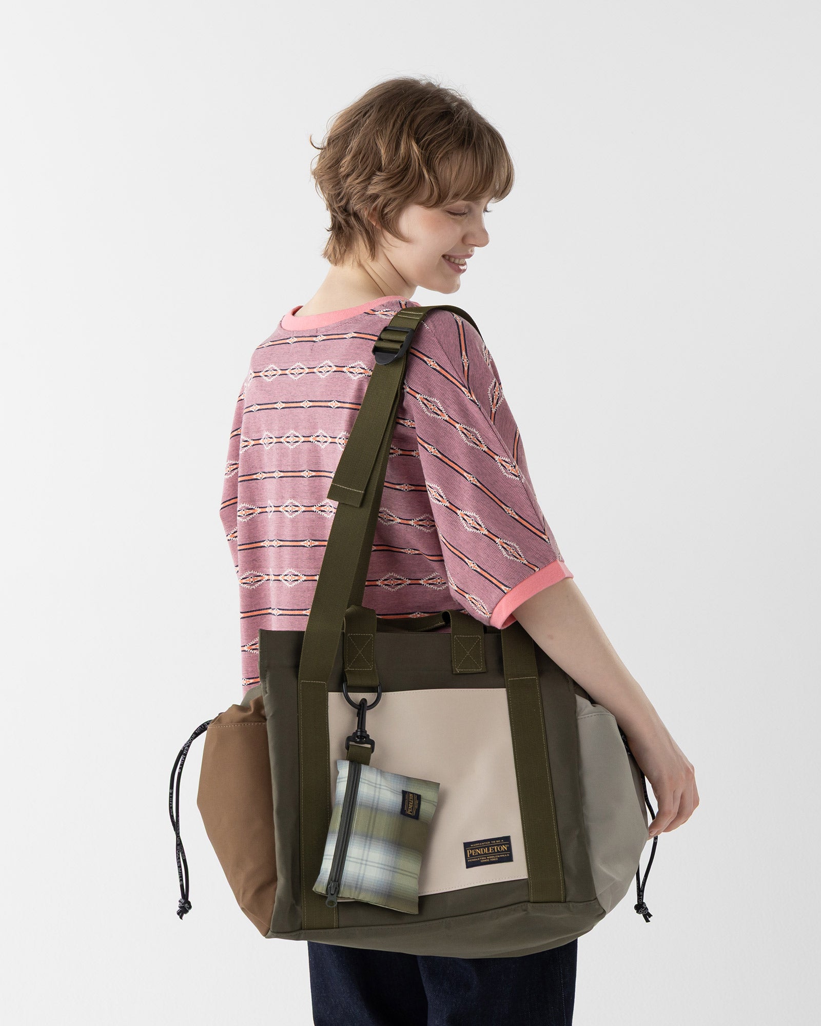 ペンドルトン　マザーズトート　美品 ペンドルトン x MARIEマザーズバッグ - PATTERN1 / マザーズトート
