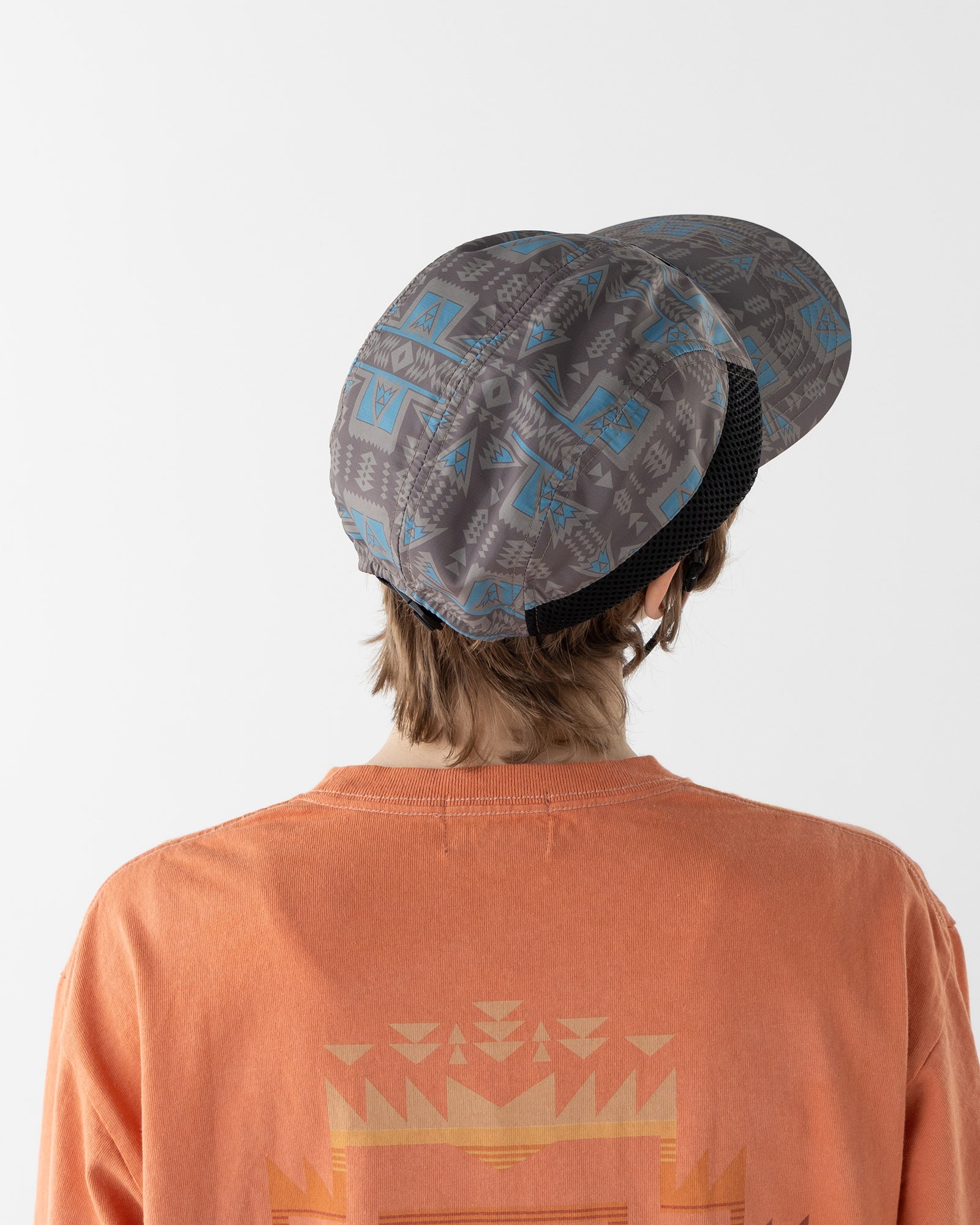 ECOPET プリントキャップ - BROWN