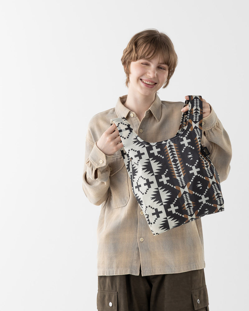 ショッパー W/ポウチ - BLACK