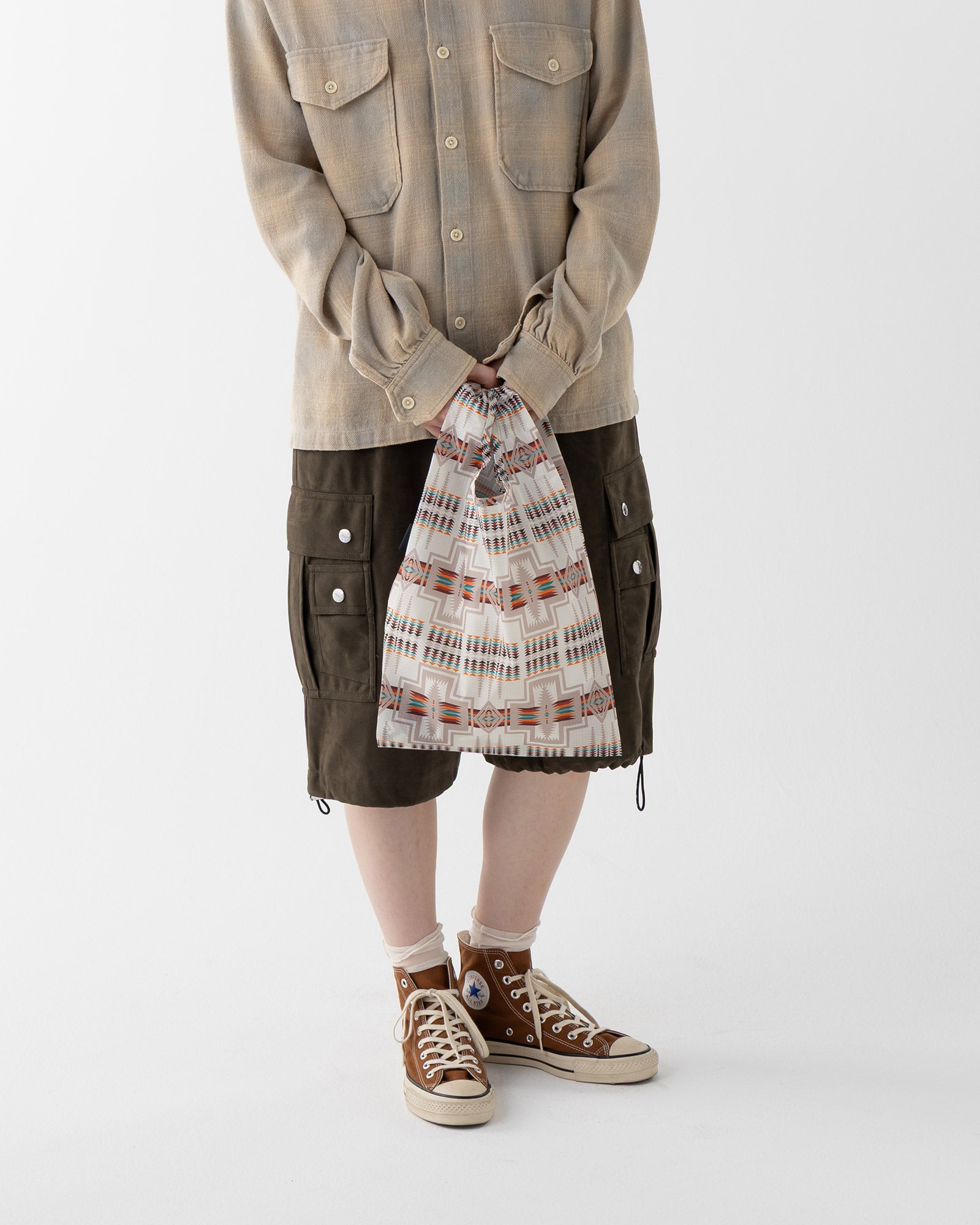 ショッパー W/ポウチ - BEIGE