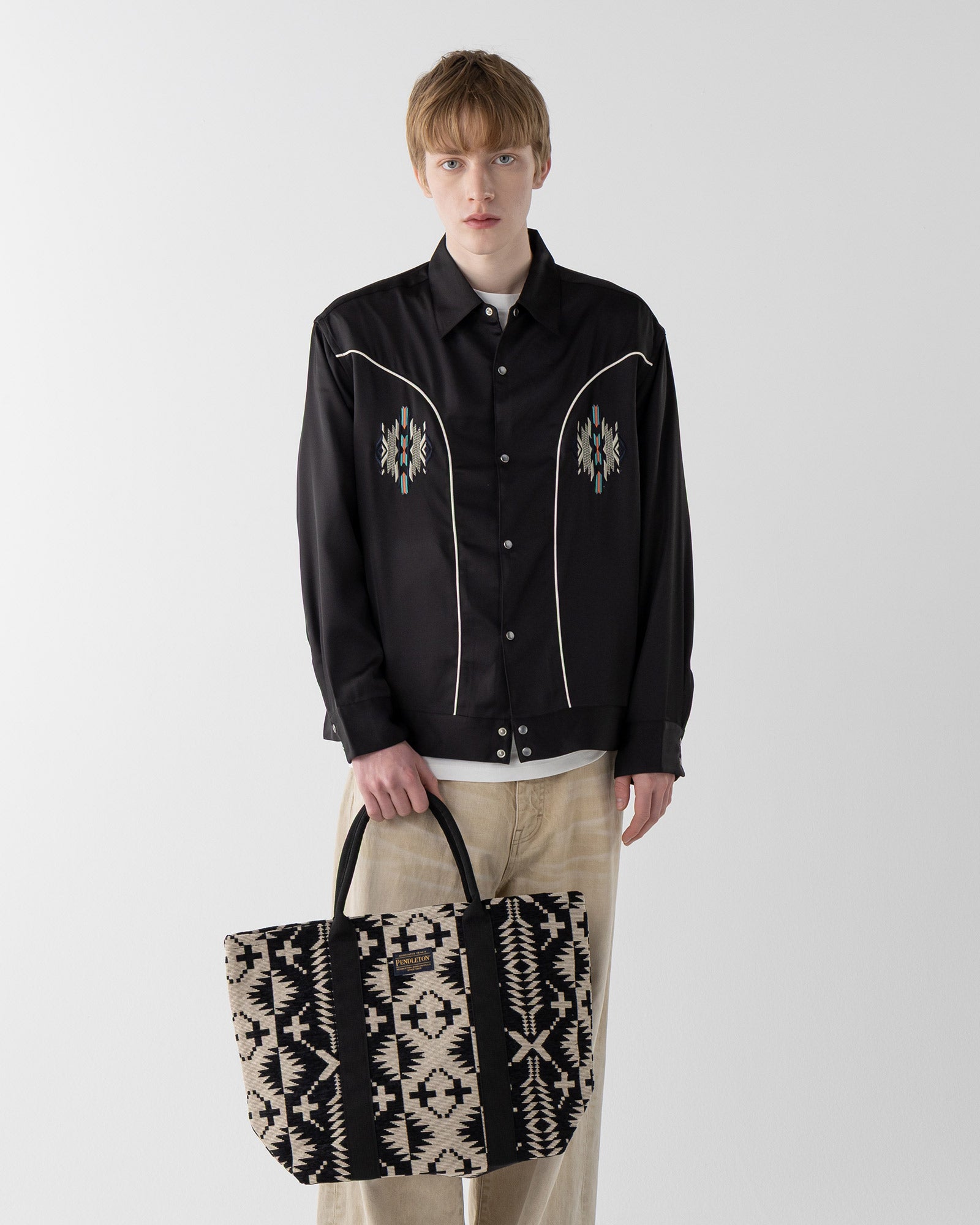 ゴーベリンズ・ラージトートバッグ - BLACK