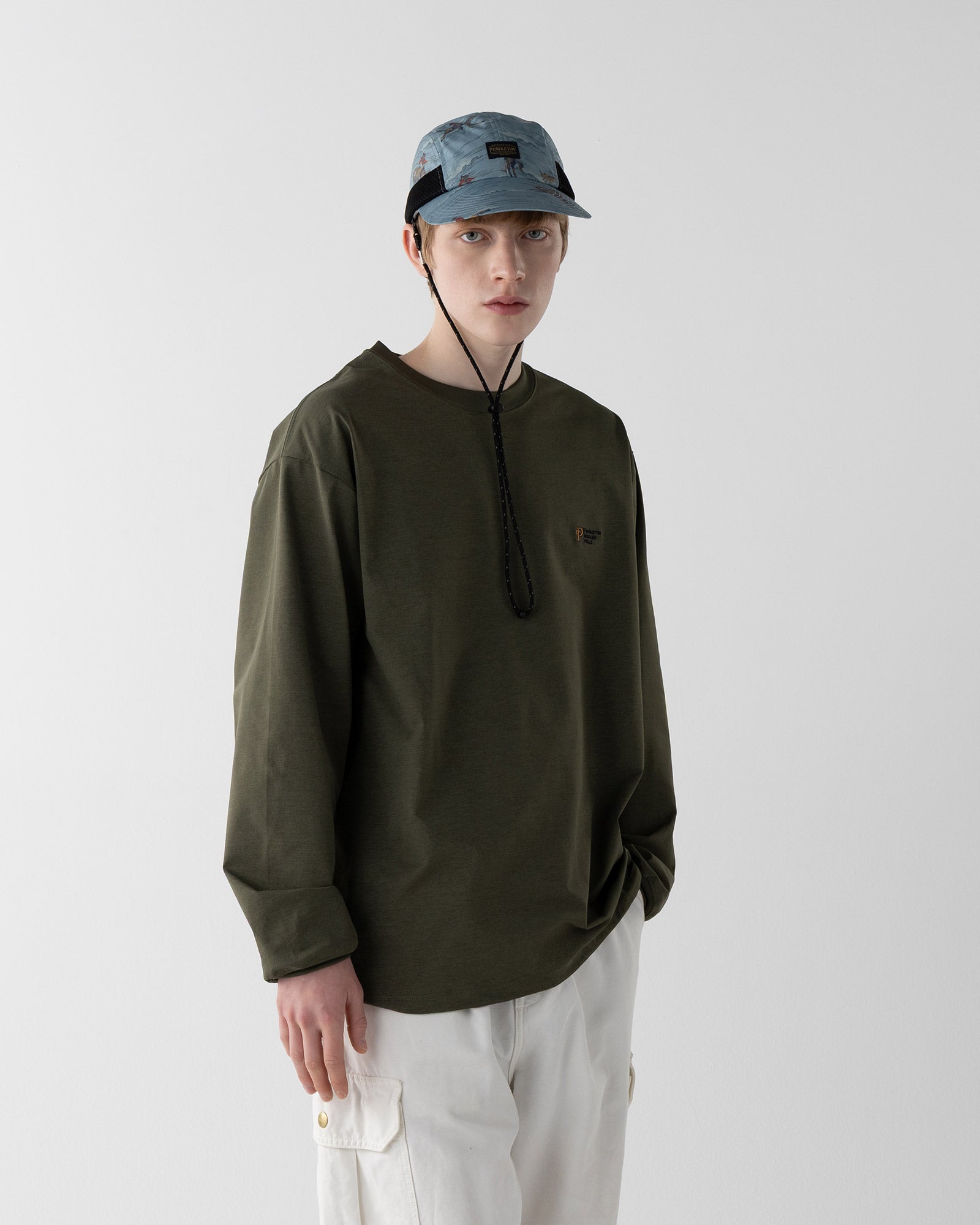 ECOPET プリントキャップ - BLUE