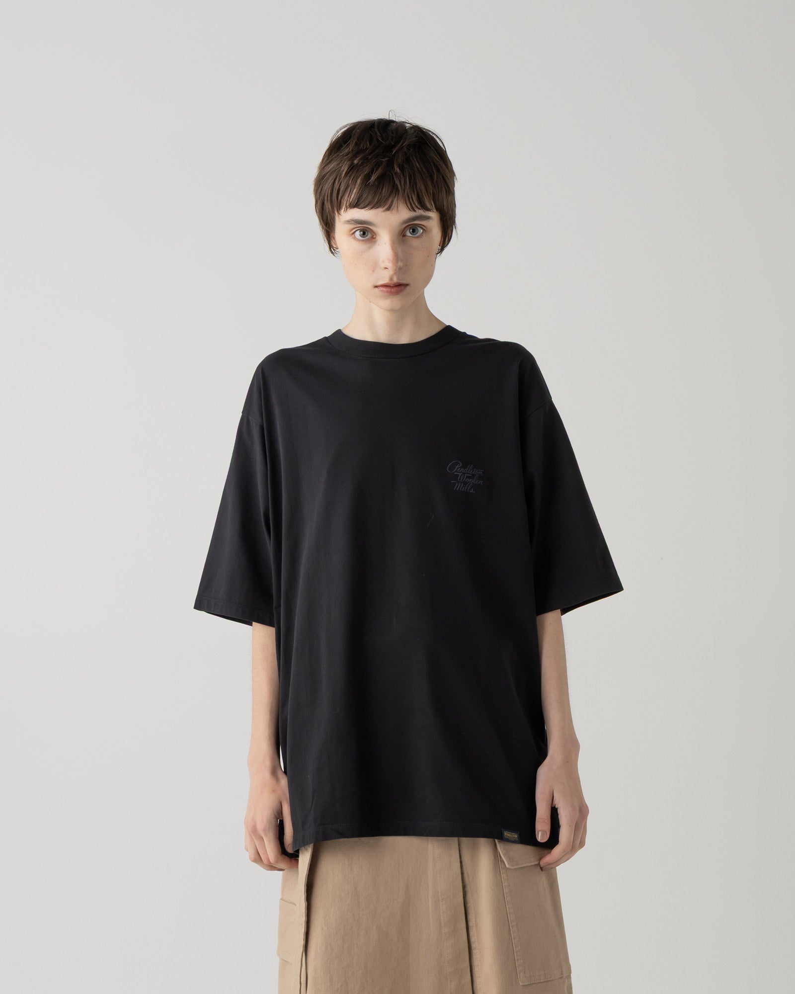 ナショナルパーク・プレーティング天竺 Tシャツ - BLACK【ZION