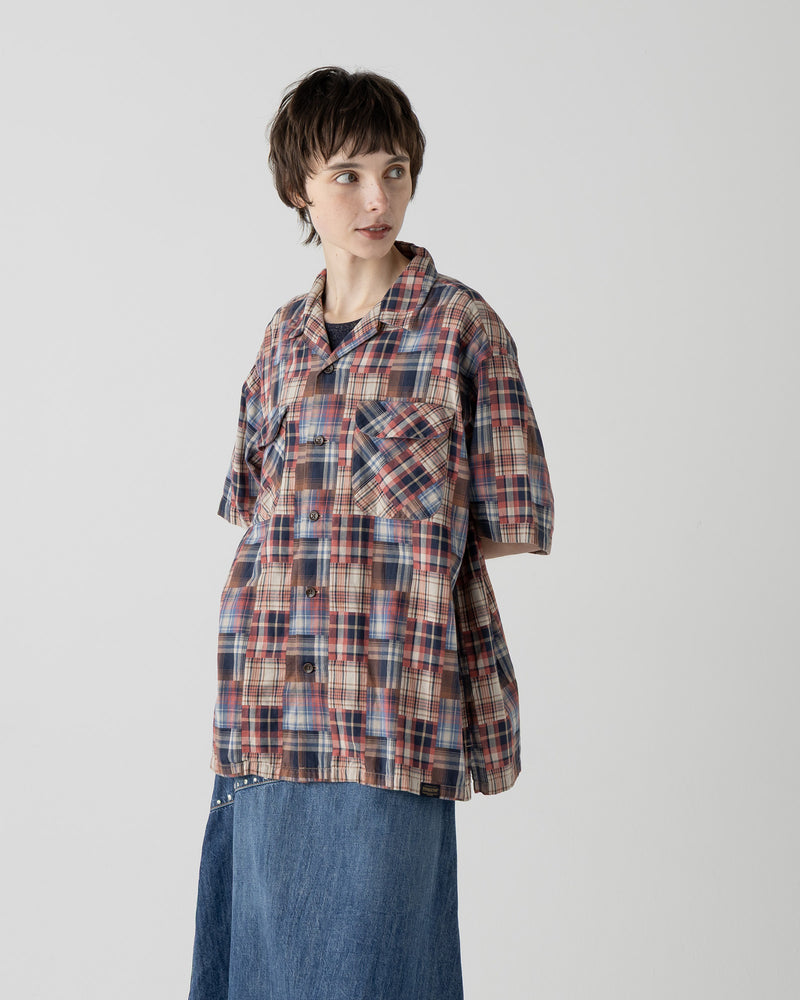 オープンカラー・シャツ・S/S - ROSE