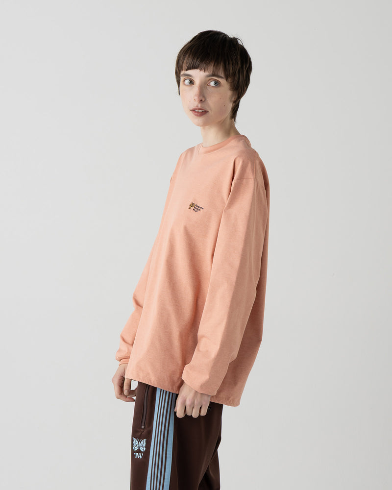速乾バックプリント L/S Tシャツ - CORAL【HARDING STAR】