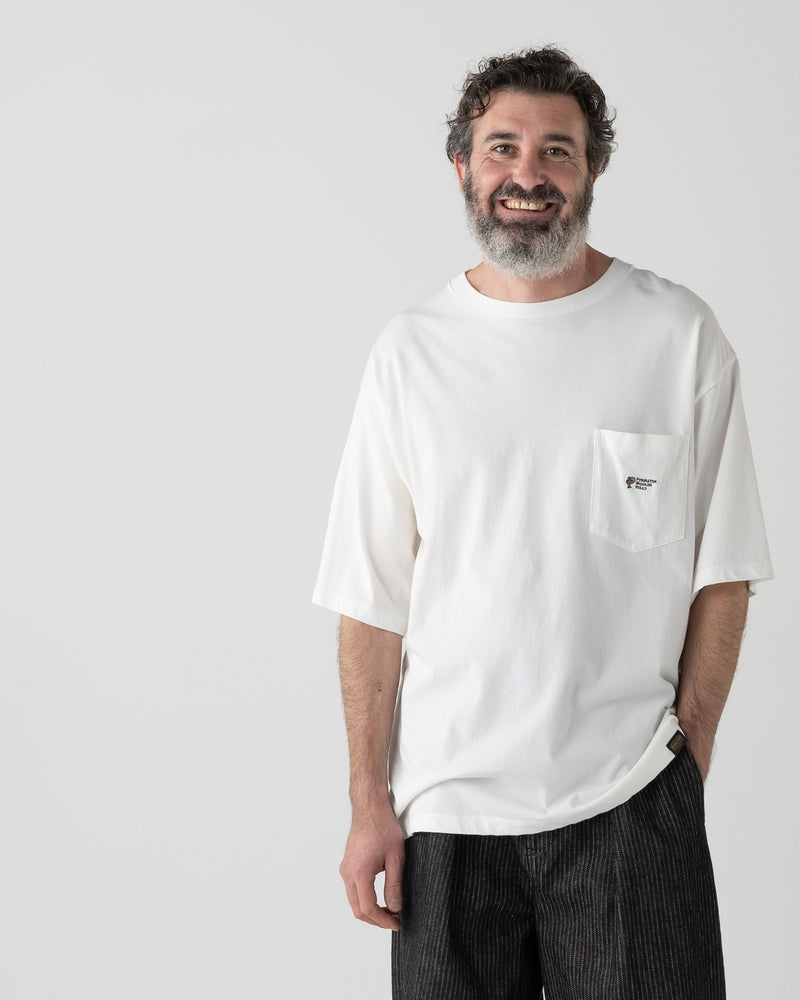 ワンポイント ポケットTシャツ - IVORY