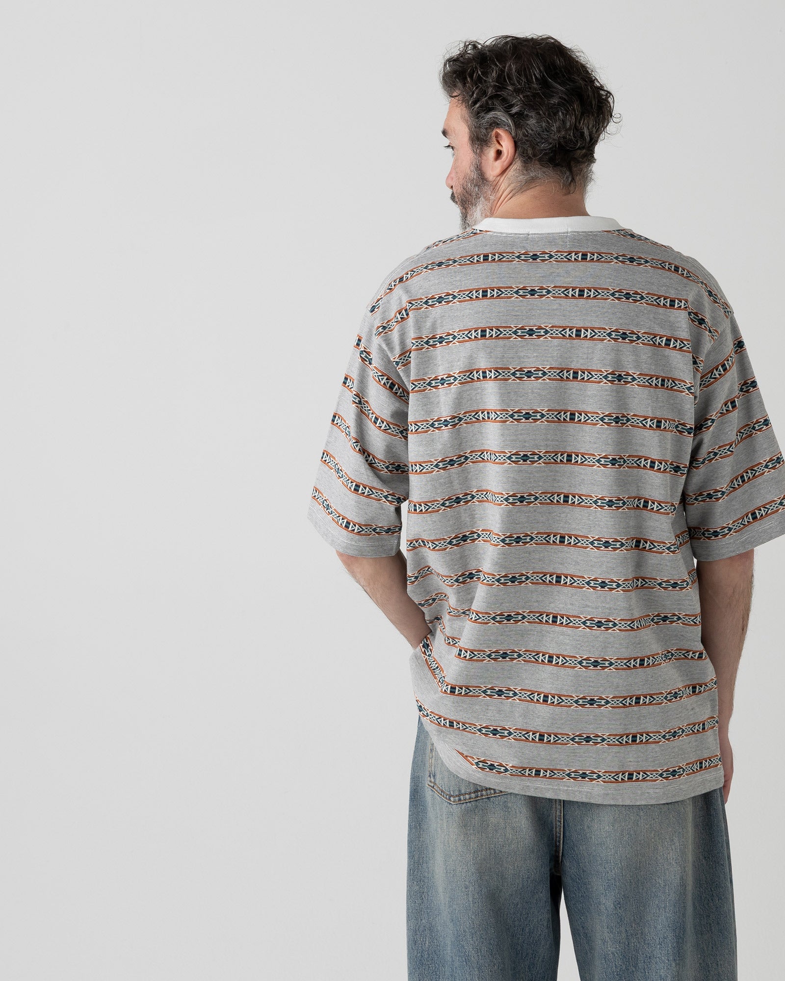 ジャガードボーダーTシャツ - O.WHITE【BRIDGE CREEK】 – PENDLETON