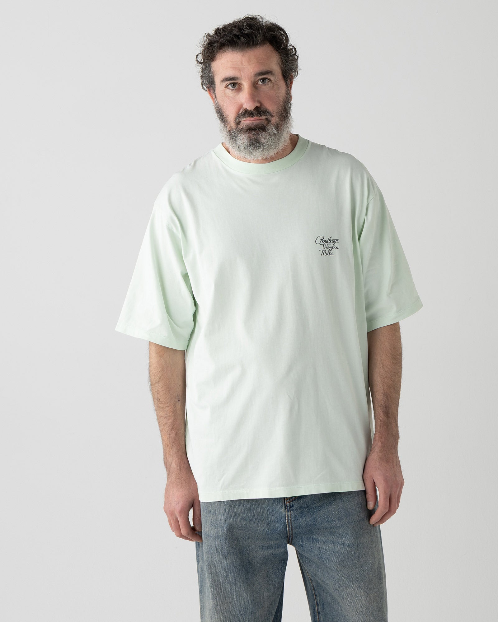 ナショナルパーク・プレーティング天竺 Tシャツ - MINT【MOUNT RAINER