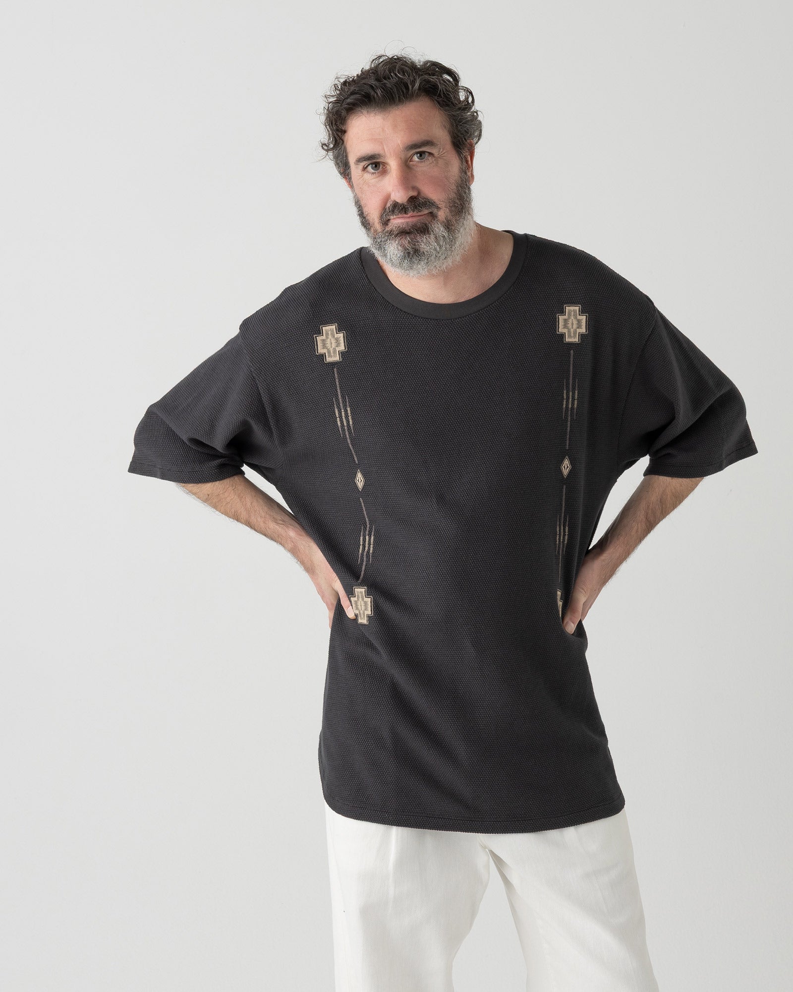 鹿の子刺繍 Tシャツ - CHARCOAL【1920's VINTAGE】 – PENDLETON WOOLEN