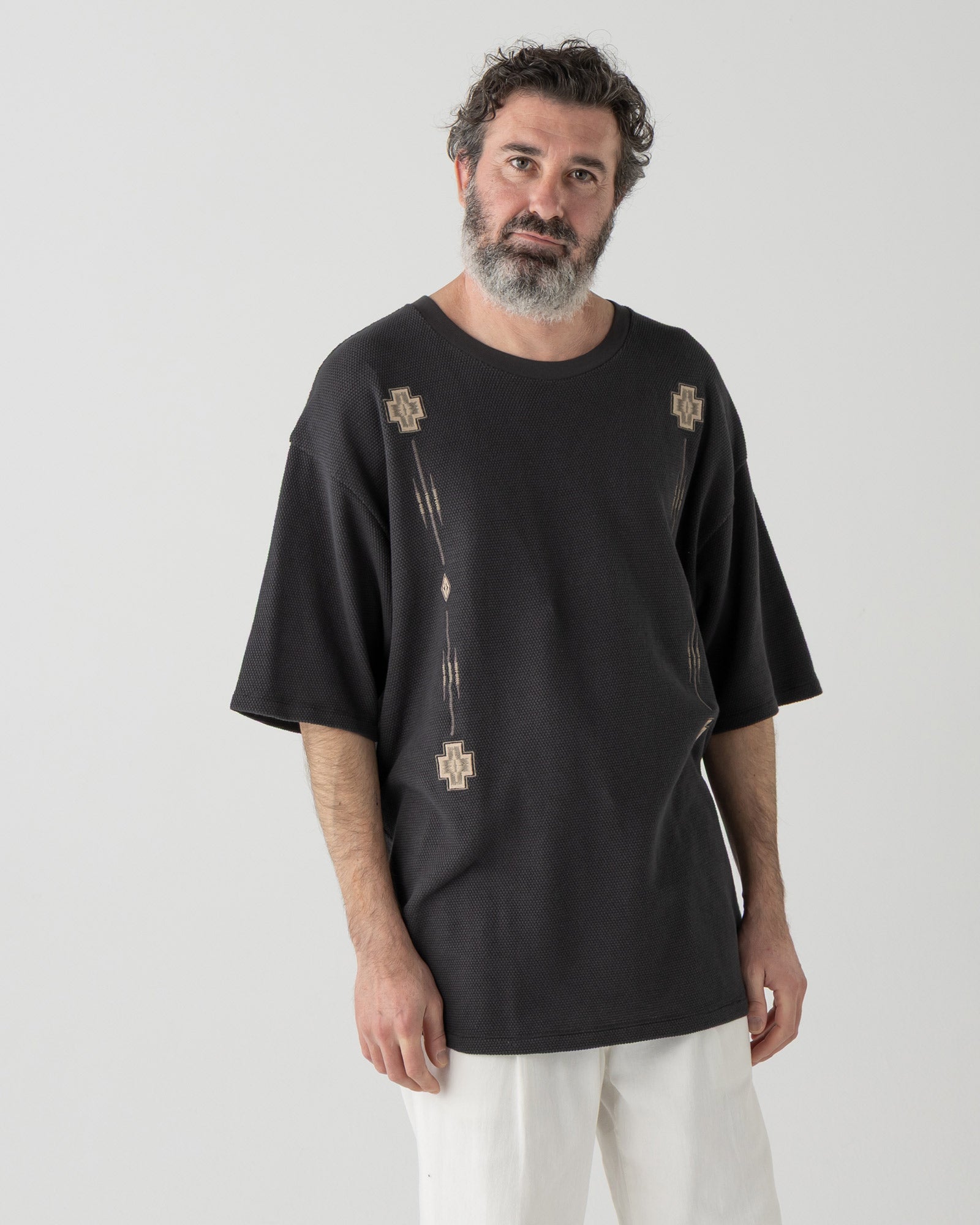 鹿の子刺繍 Tシャツ - CHARCOAL【1920's VINTAGE】 – PENDLETON WOOLEN
