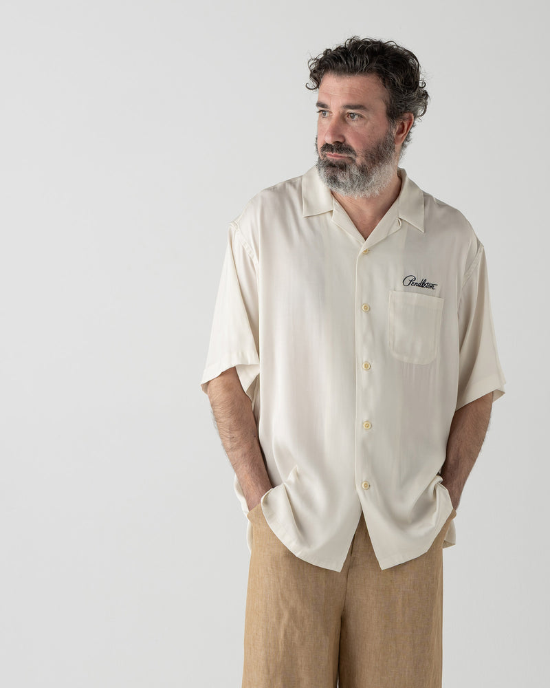 ロゴEMB・シャツ - OFF WHITE