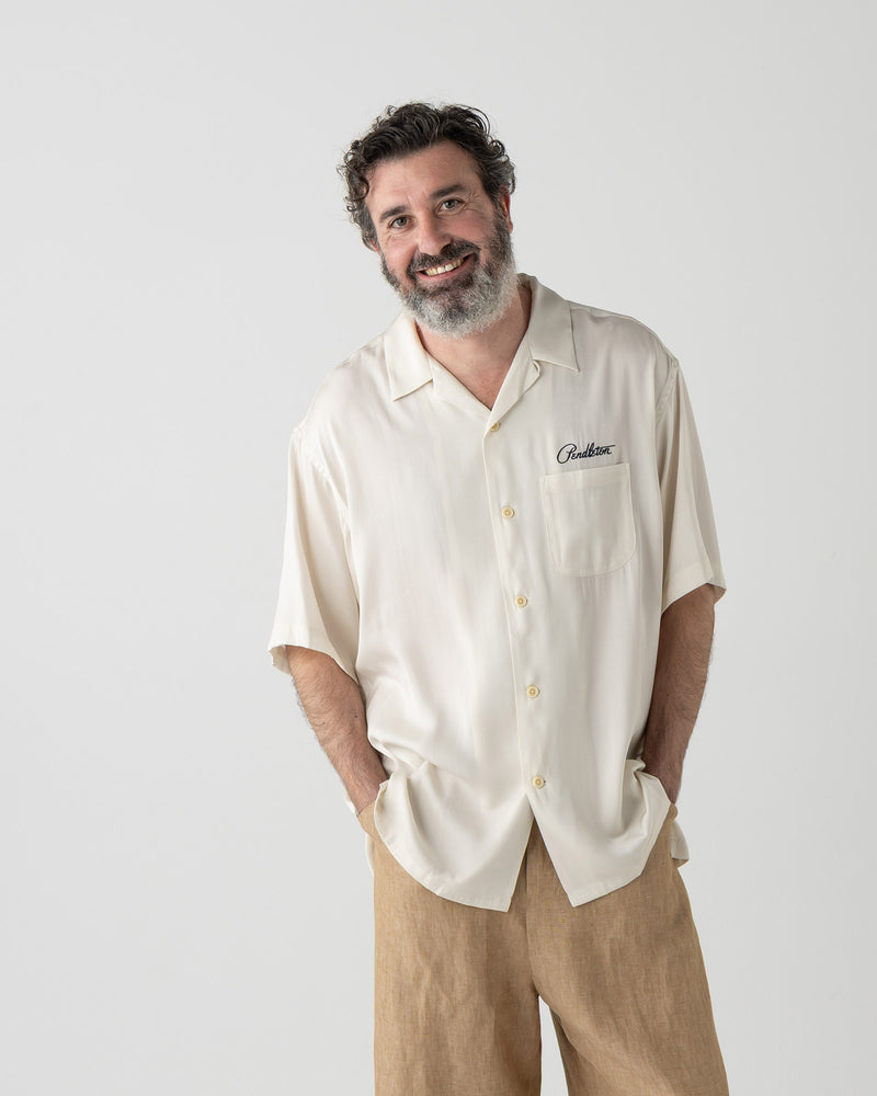 ロゴEMB・シャツ - OFF WHITE