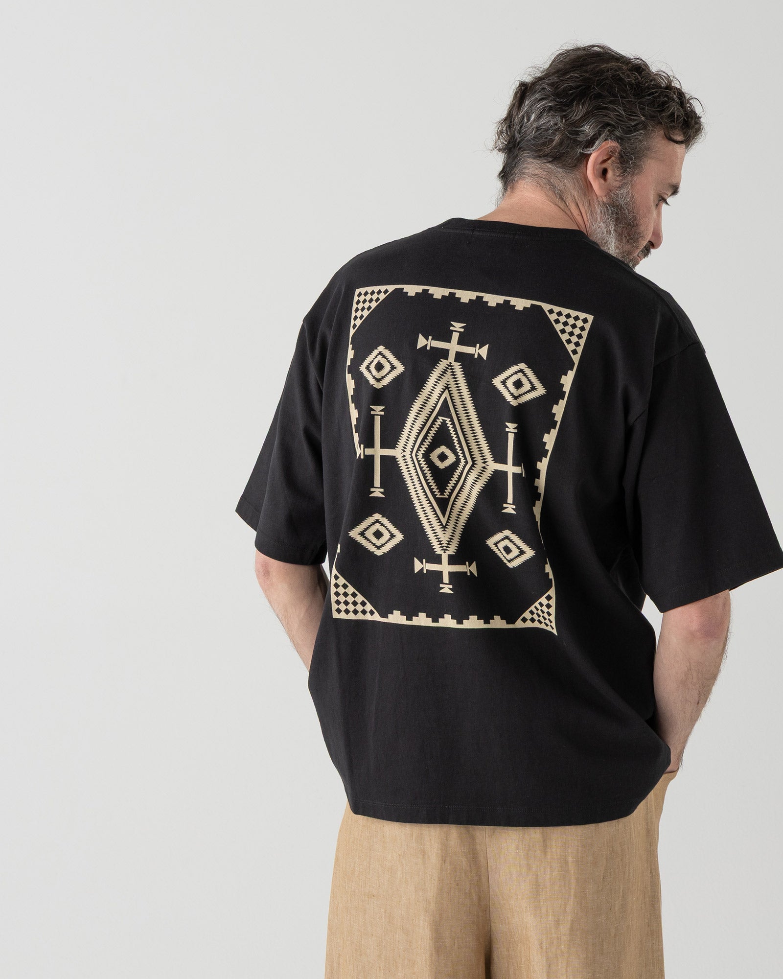 バックプリント コットンTシャツ - BLACK【LOS OJOS】 – PENDLETON