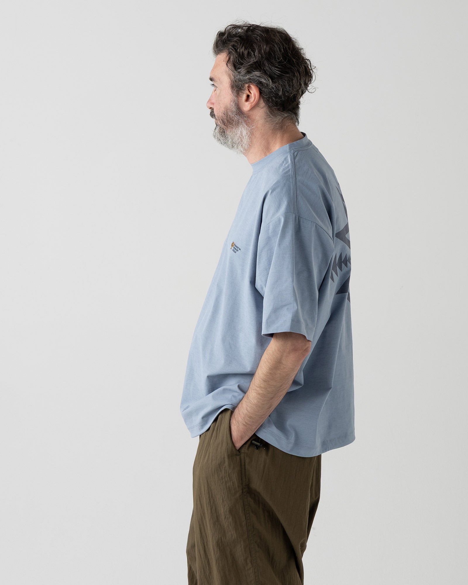 バックプリント 速乾Tシャツ - SLATE BLUE【PLAINS STAR】 – PENDLETON