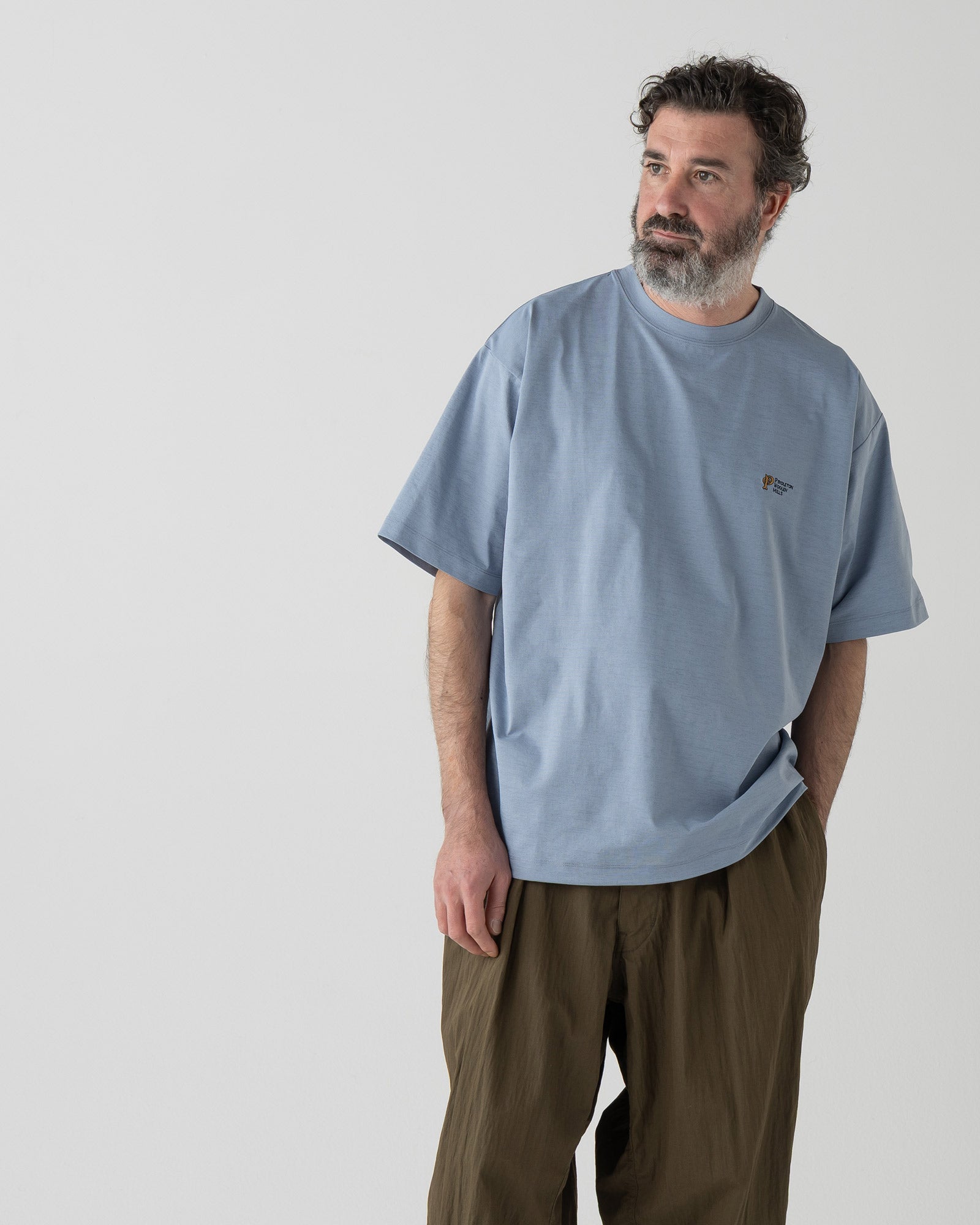 バックプリント 速乾Tシャツ - SLATE BLUE【PLAINS STAR】 – PENDLETON
