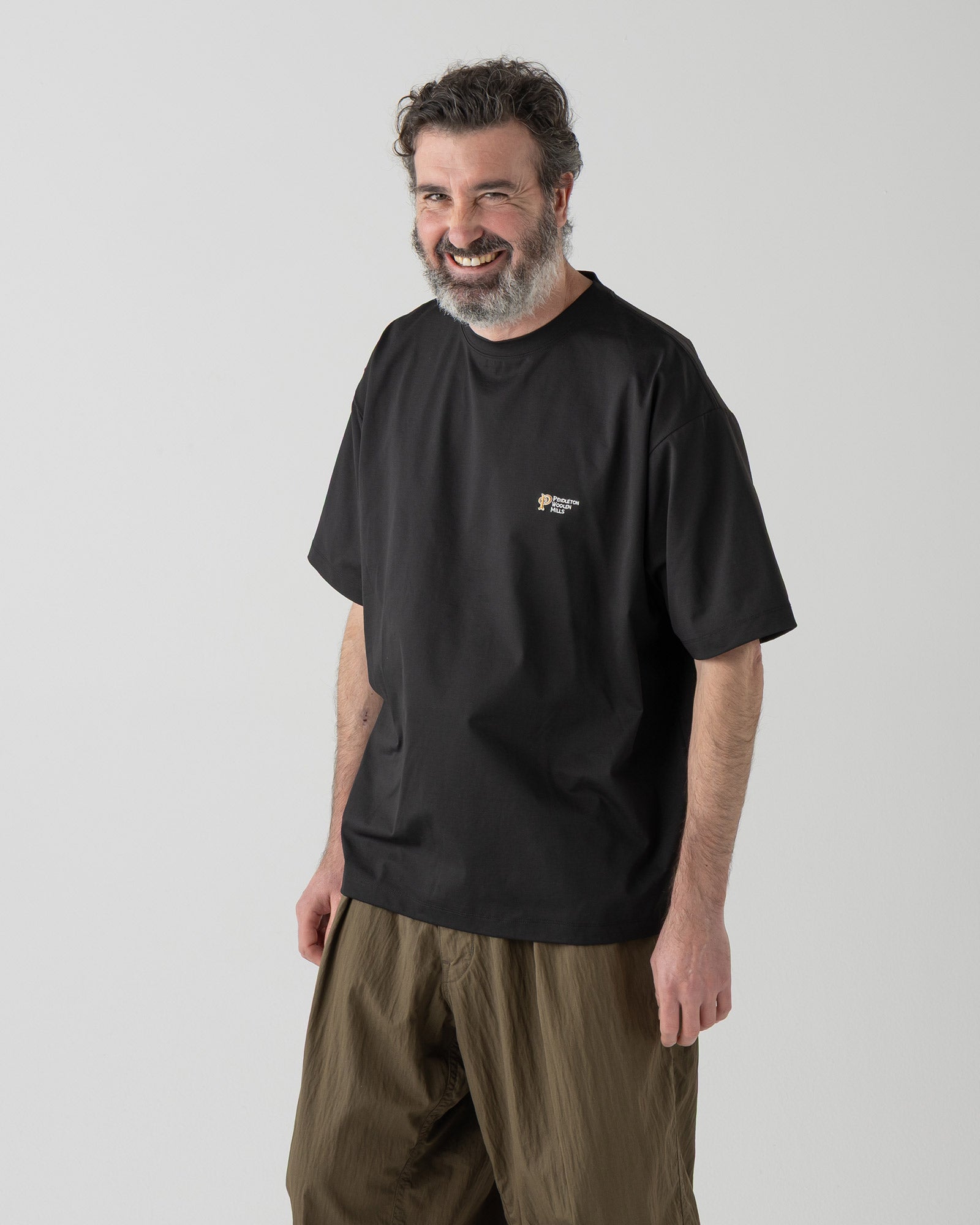 バックプリント・ティ - BLACK【HARDING】