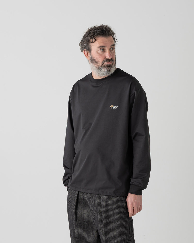 バックプリント・L/S・ティ - BLACK【HARDING】