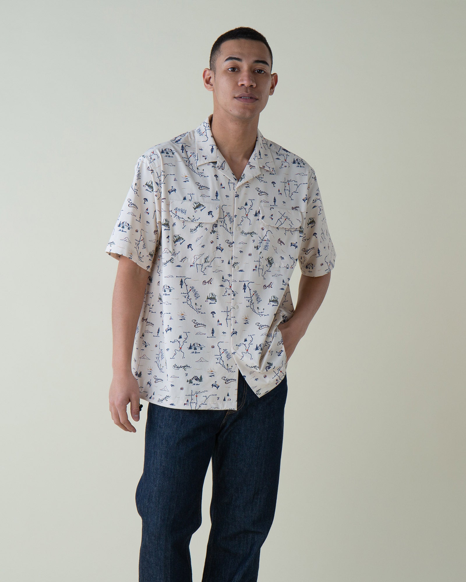 【cullni】25SSオープンカラーシャツジャケット 30%OFF【CULLNI(クルニ)】Sheer Tile Check Drawstring Open