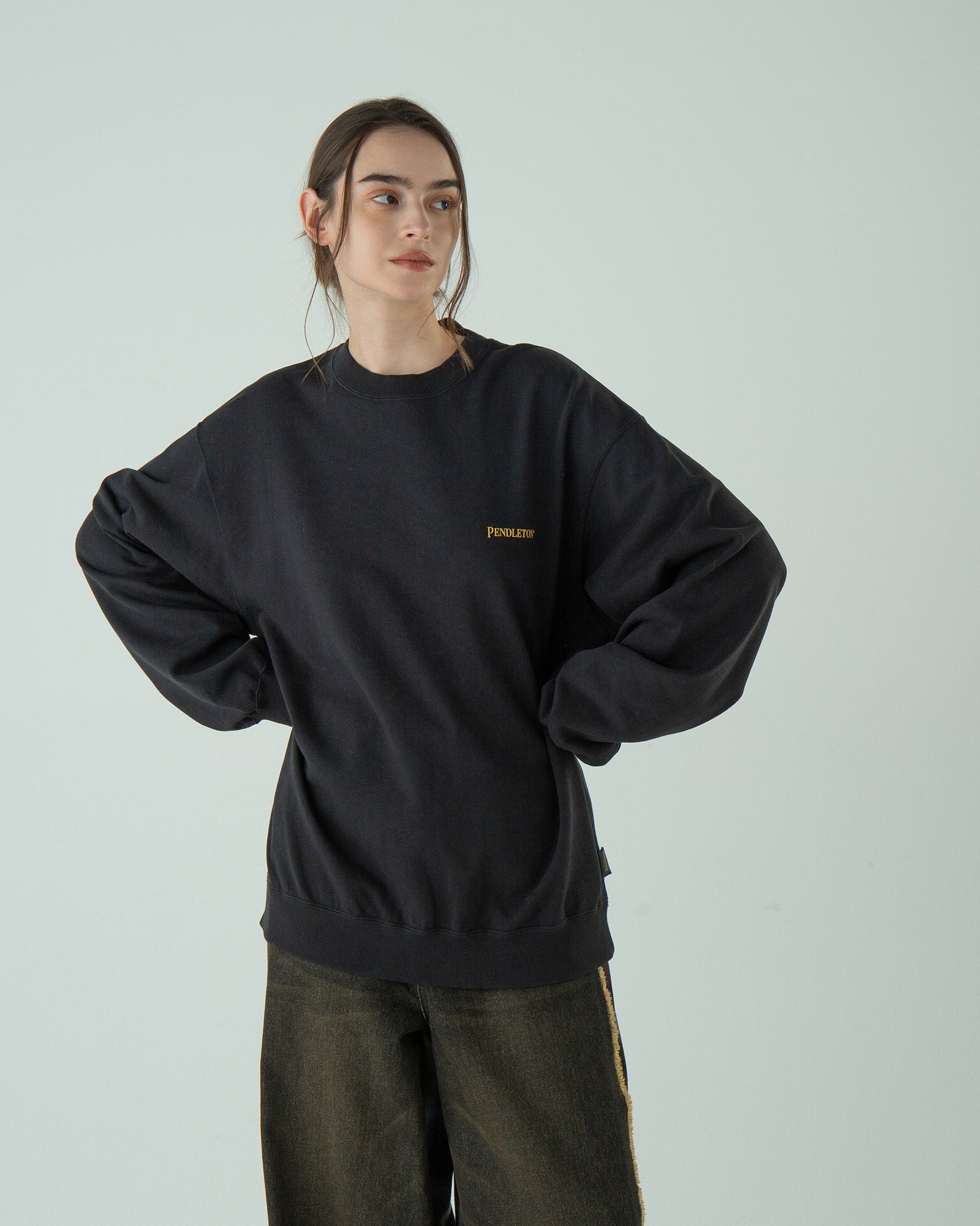 アンミル AnnMiru バックプリントスウェット ミルと365日 アンミル AnnMiru バックプリントスウェット ミルと365日