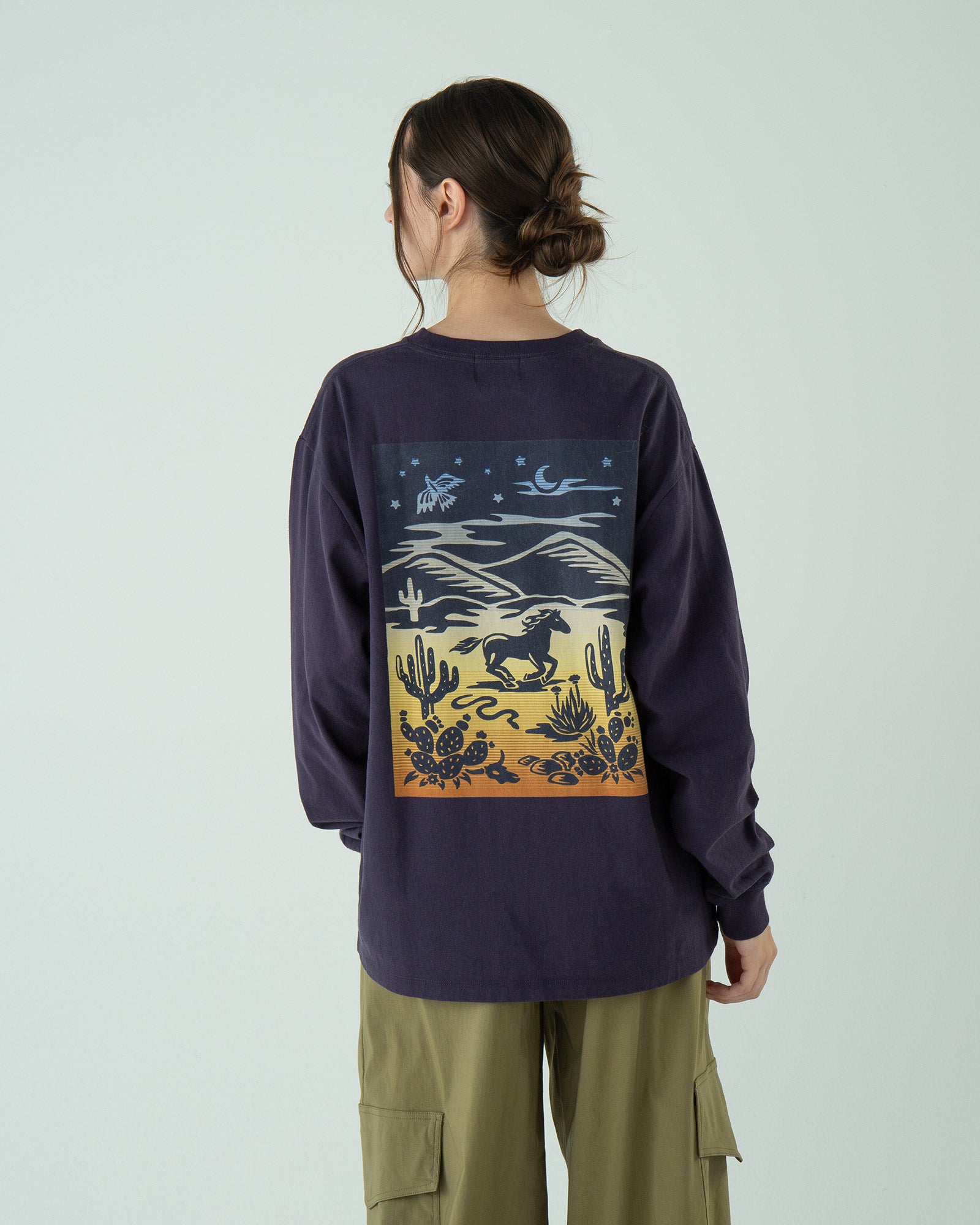 バックプリント・LS ティ