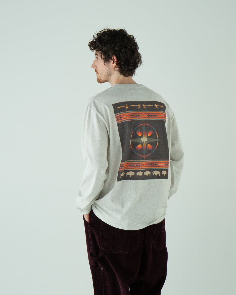 バックプリント・LS ティ