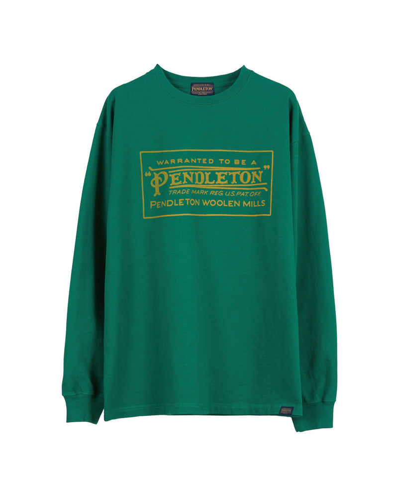 ヘビーウェイト クラシックロゴプリント ロングスリーブTシャツ