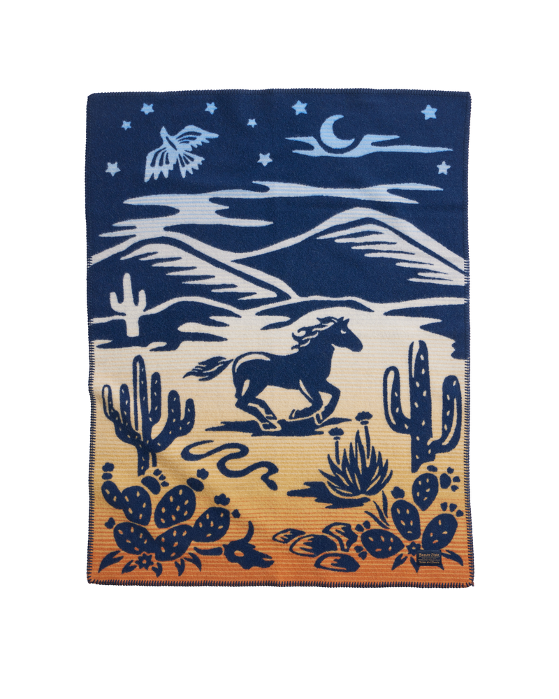 ジャガード・クリブブランケット