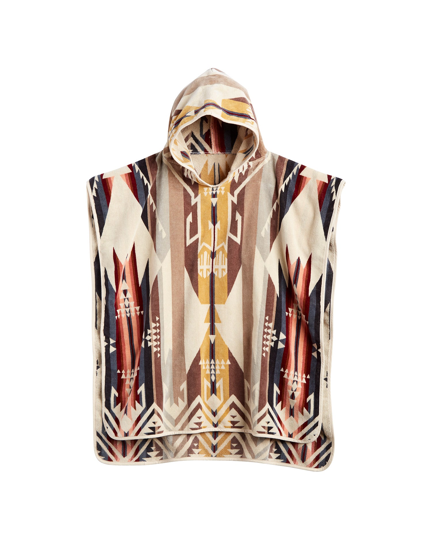 ツイーン・ジャカード・フーディッドタオル【WHITE SANDS TAN】