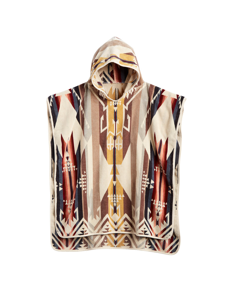 ツイーン・ジャカード・フーディッドタオル【WHITE SANDS TAN】