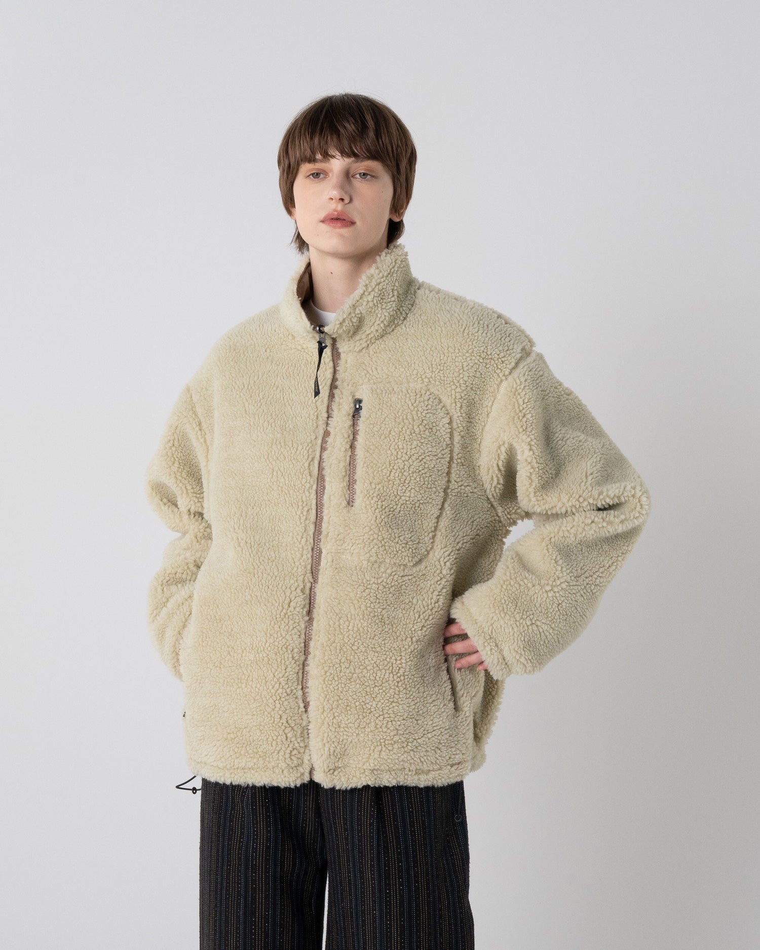 リバーシブル ボアナイロン スタンドジャケット – PENDLETON WOOLEN