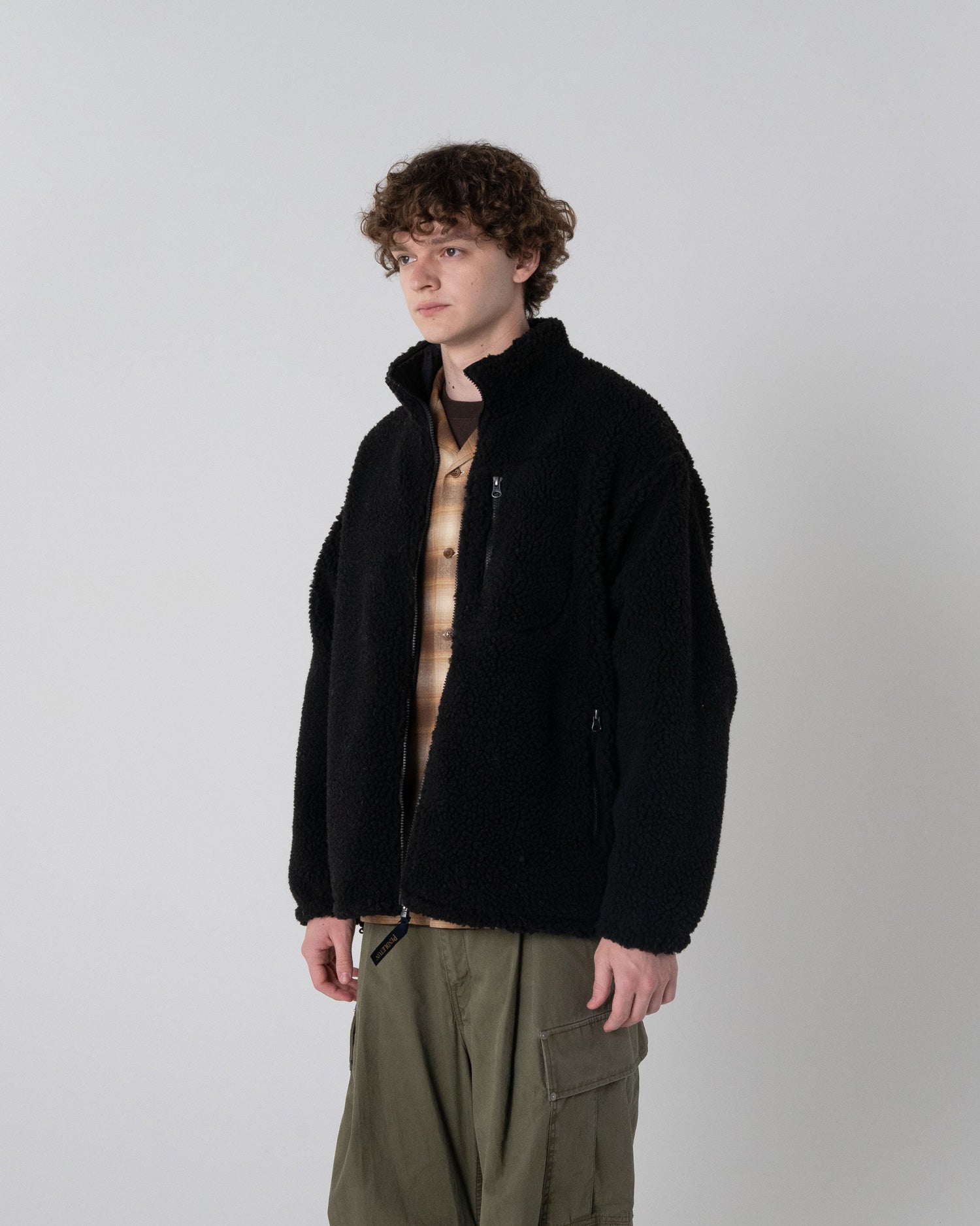リバーシブル ボアナイロン スタンドジャケット – PENDLETON WOOLEN