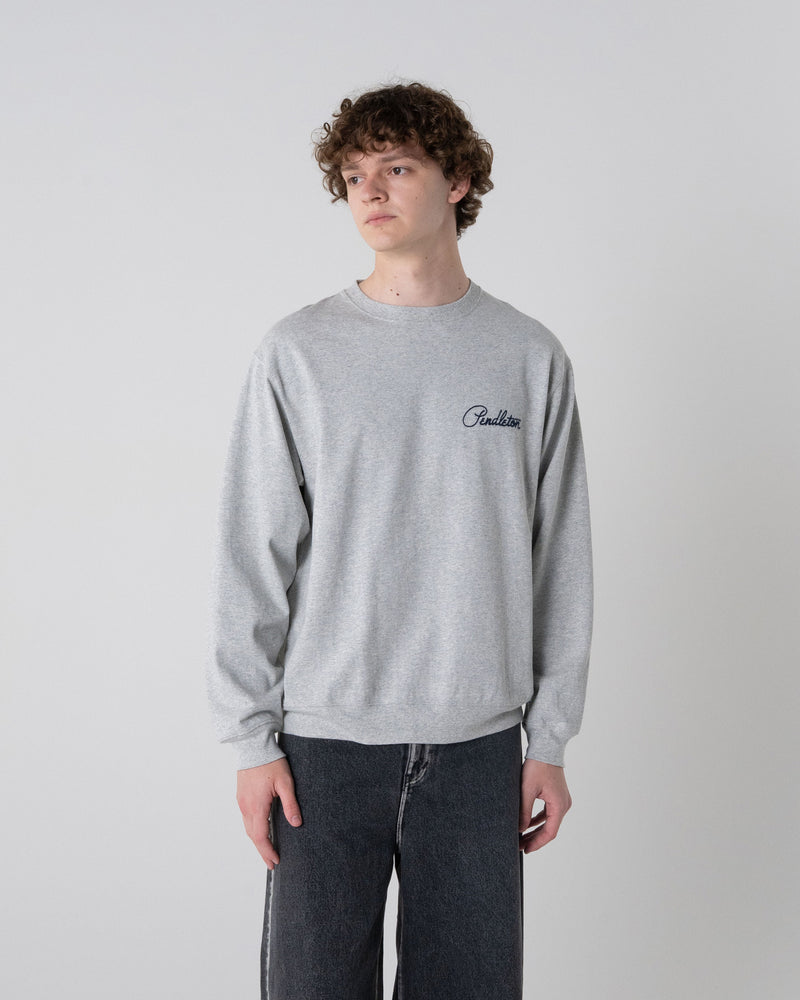 ヘビーウェイト ラベルロングスリーブTシャツ