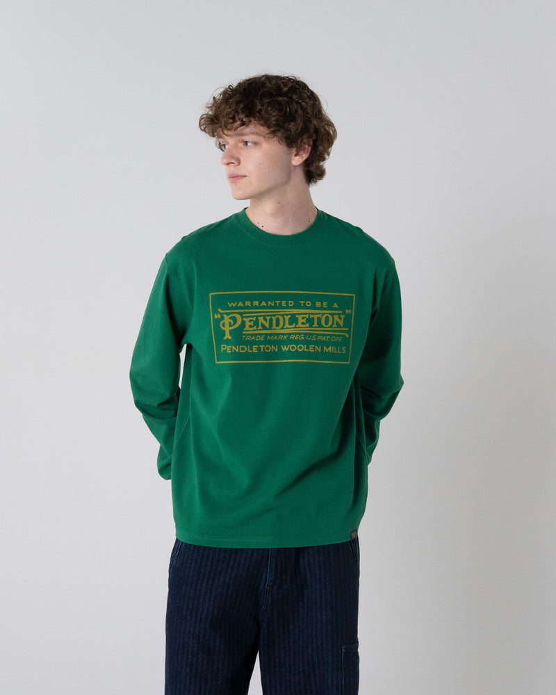ヘビーウェイト クラシックロゴプリント ロングスリーブTシャツ