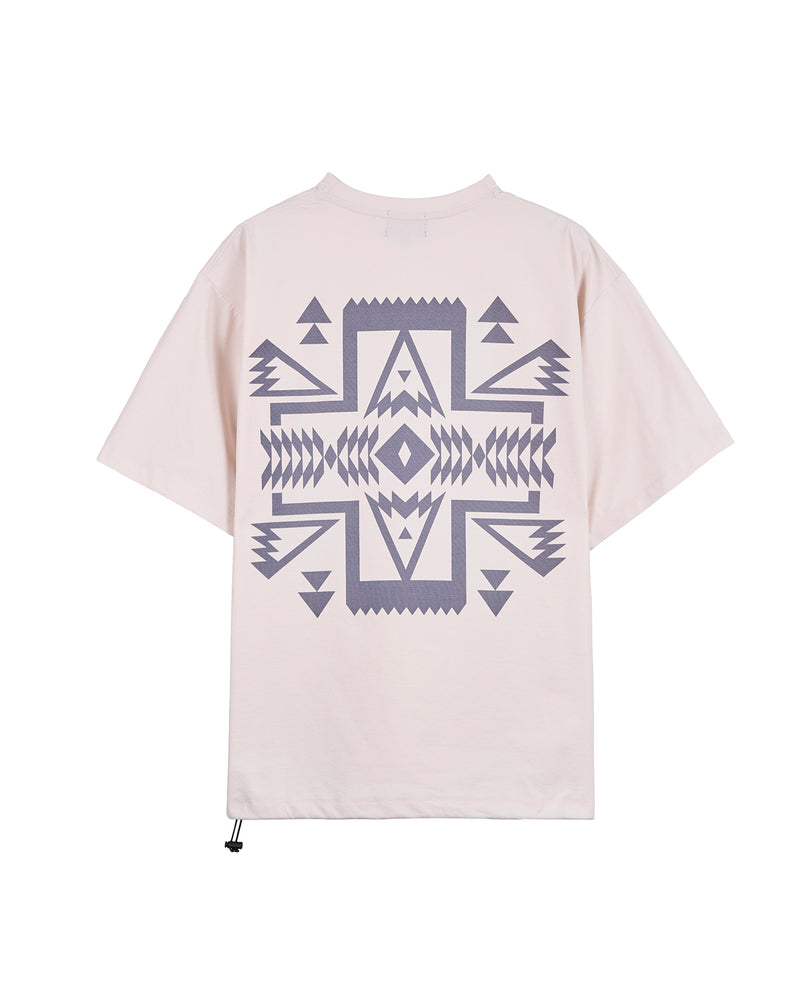 バックプリント 速乾Tシャツ - Ecru【Ponderosa】