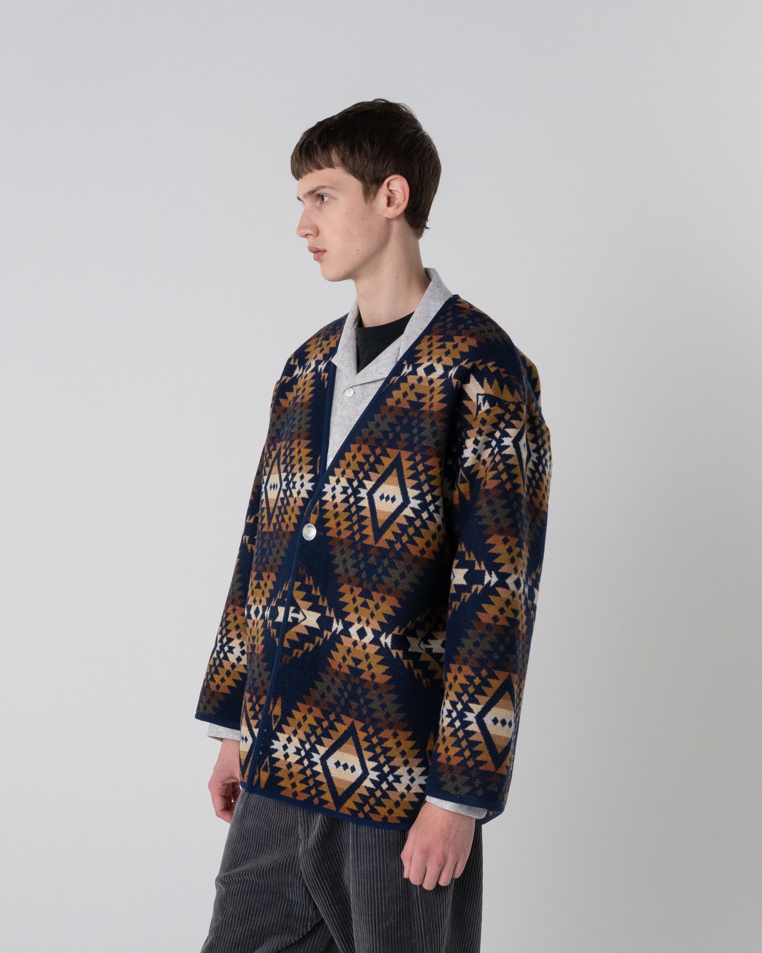 ウールブランケット ノーカラージャケット – PENDLETON WOOLEN MILLS