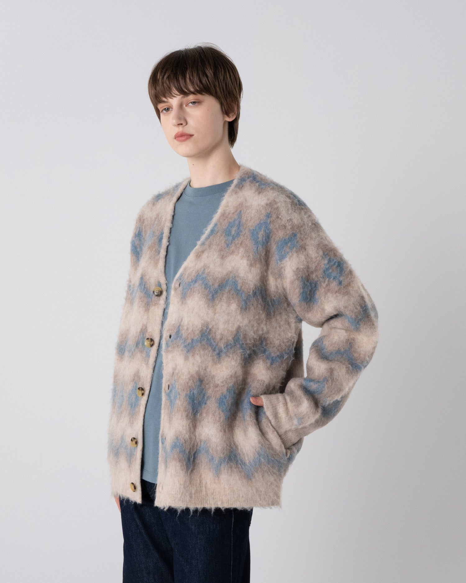 モヘア混シャギーニットカーディガン – PENDLETON WOOLEN MILLS JAPAN