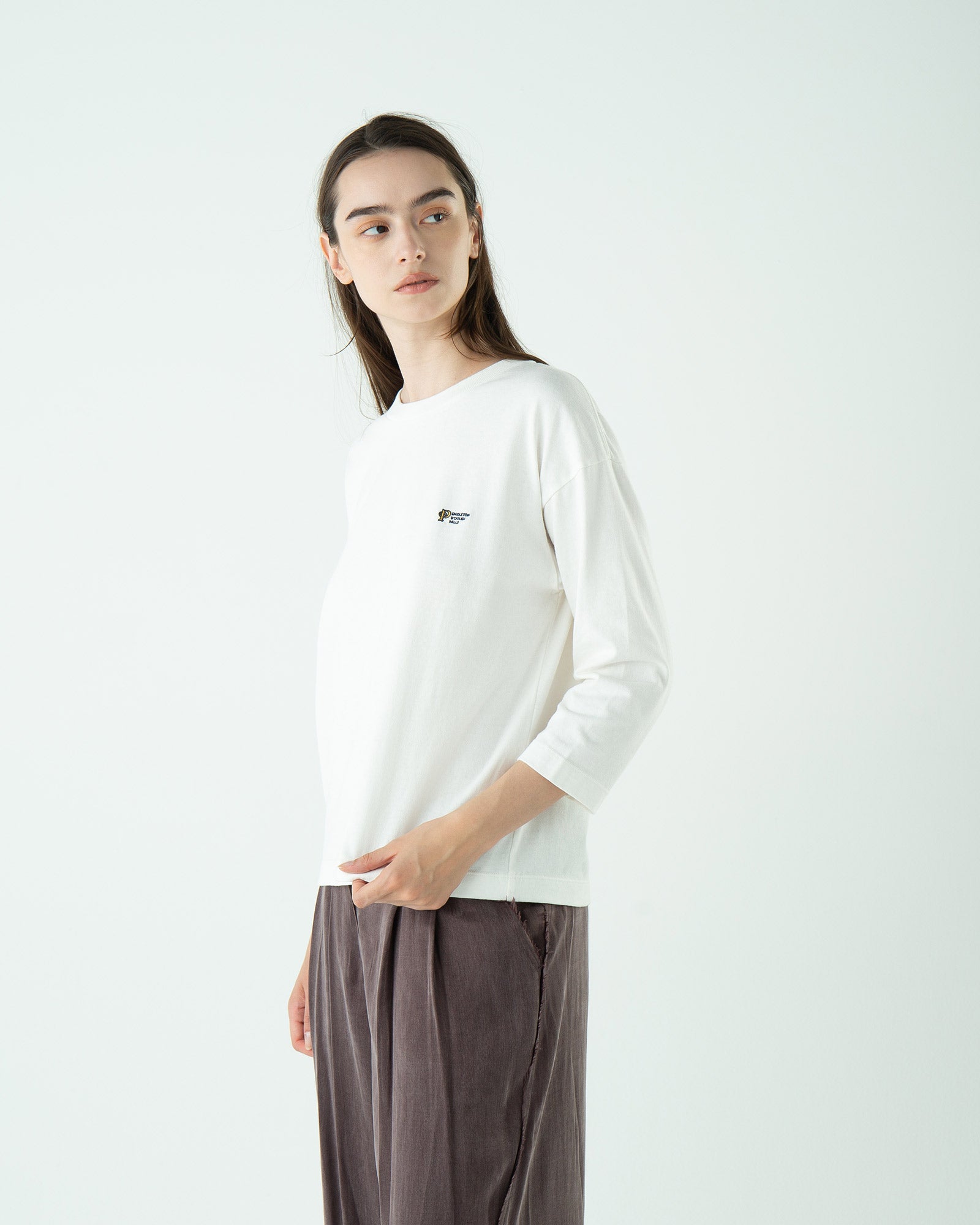 ロゴ・EMB 3/4 ティ【レディース専用サイズ】