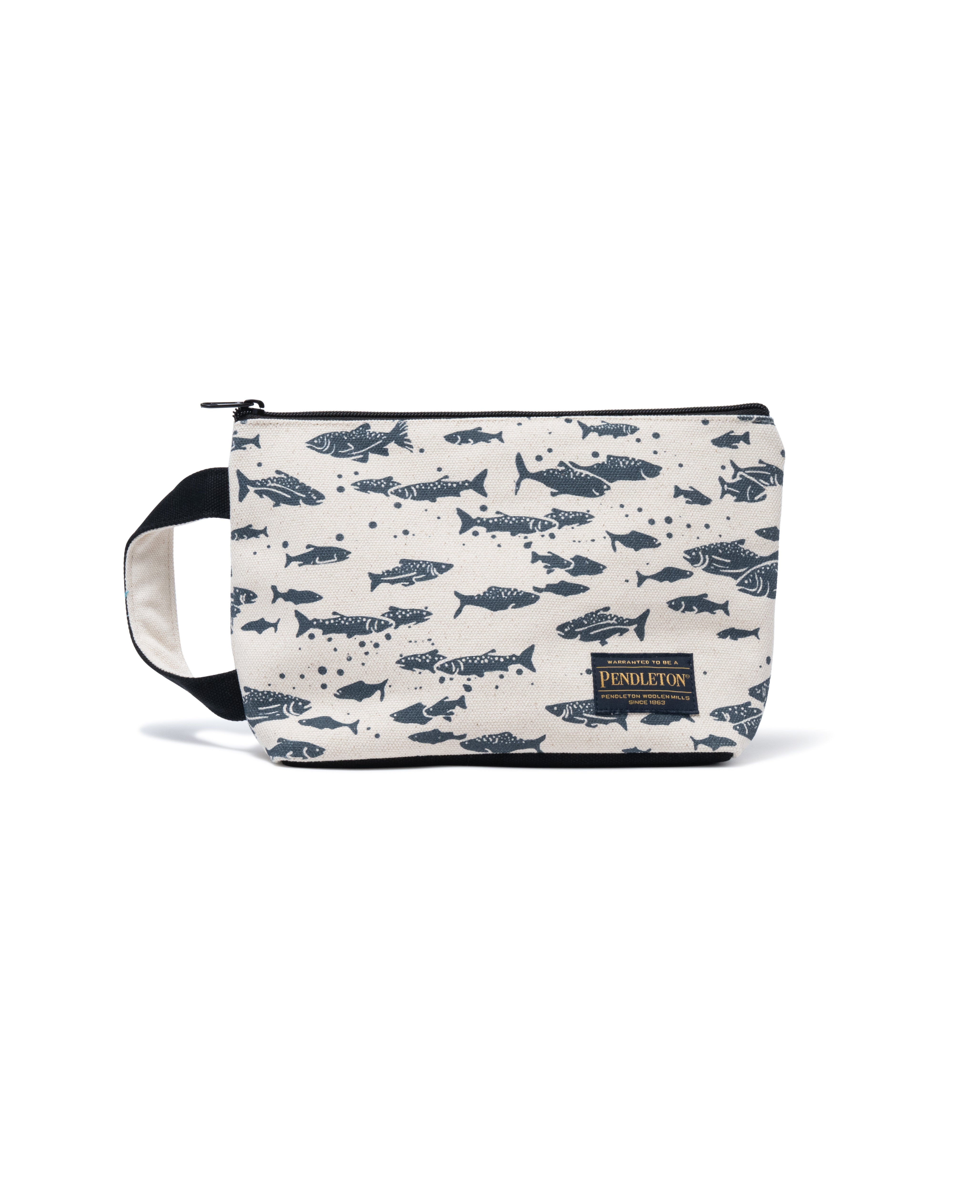 サーモンキャンバス・ポウチ - BLACK