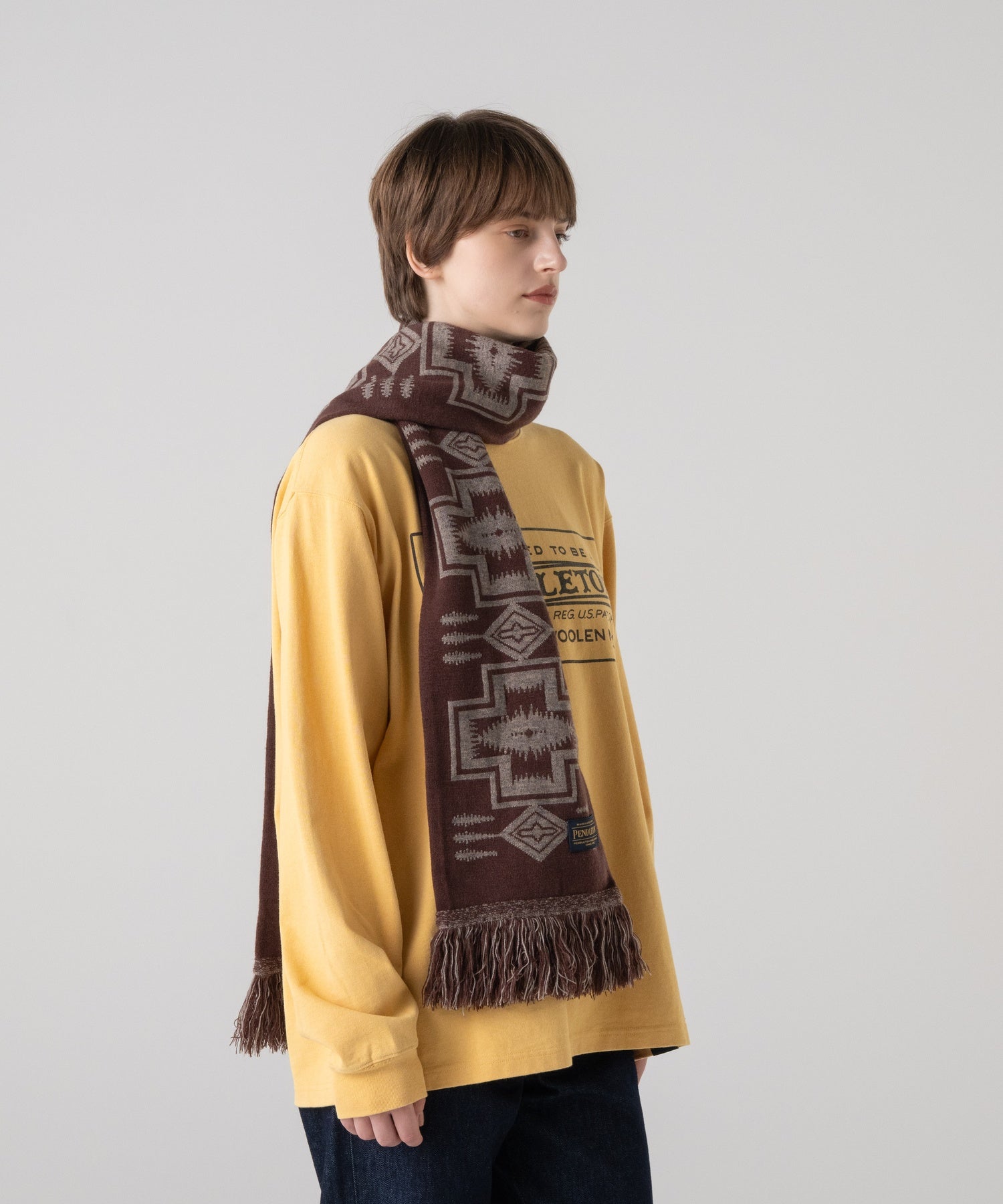 HARDING KNIT MUFFLER – PENDLETON WOOLEN MILLS JAPAN OFFICIAL SITE