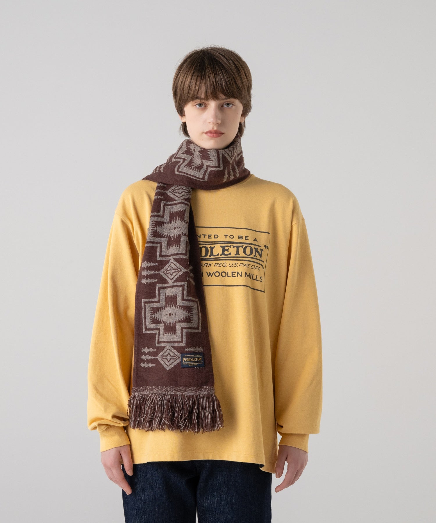 HARDING KNIT MUFFLER – PENDLETON WOOLEN MILLS JAPAN OFFICIAL SITE