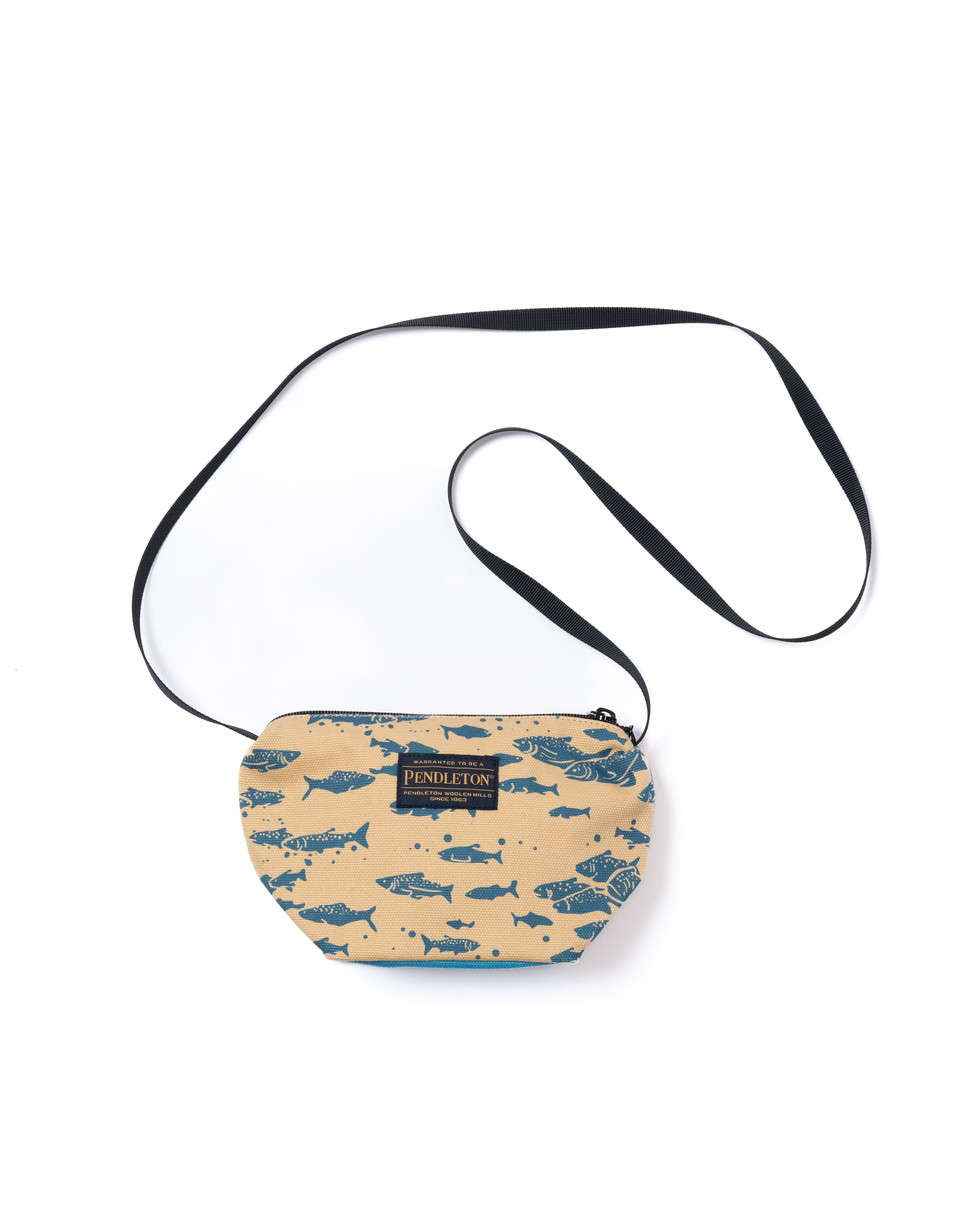 サーモンキャンバス・ポウチ・ショルダー - BLUE