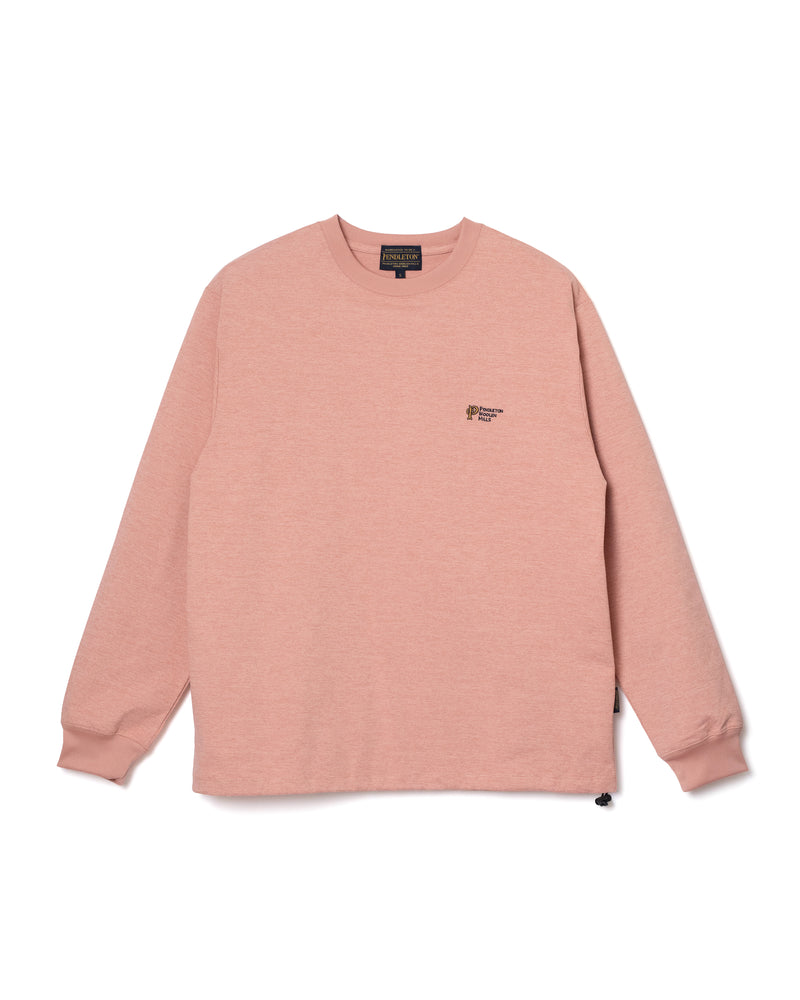 速乾バックプリント L/S Tシャツ - CORAL【HARDING STAR】