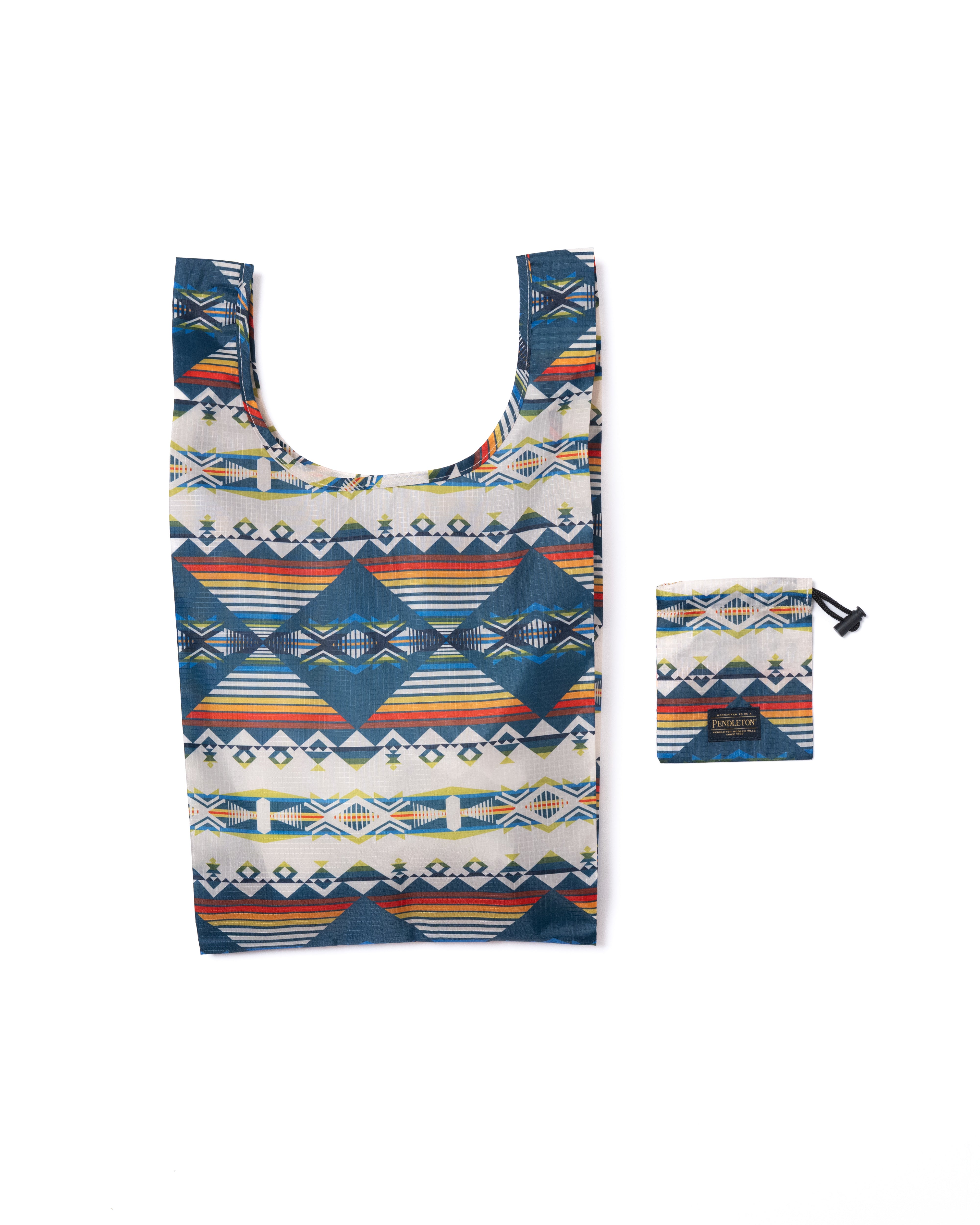 ショッパー W/ポウチ - BLUE