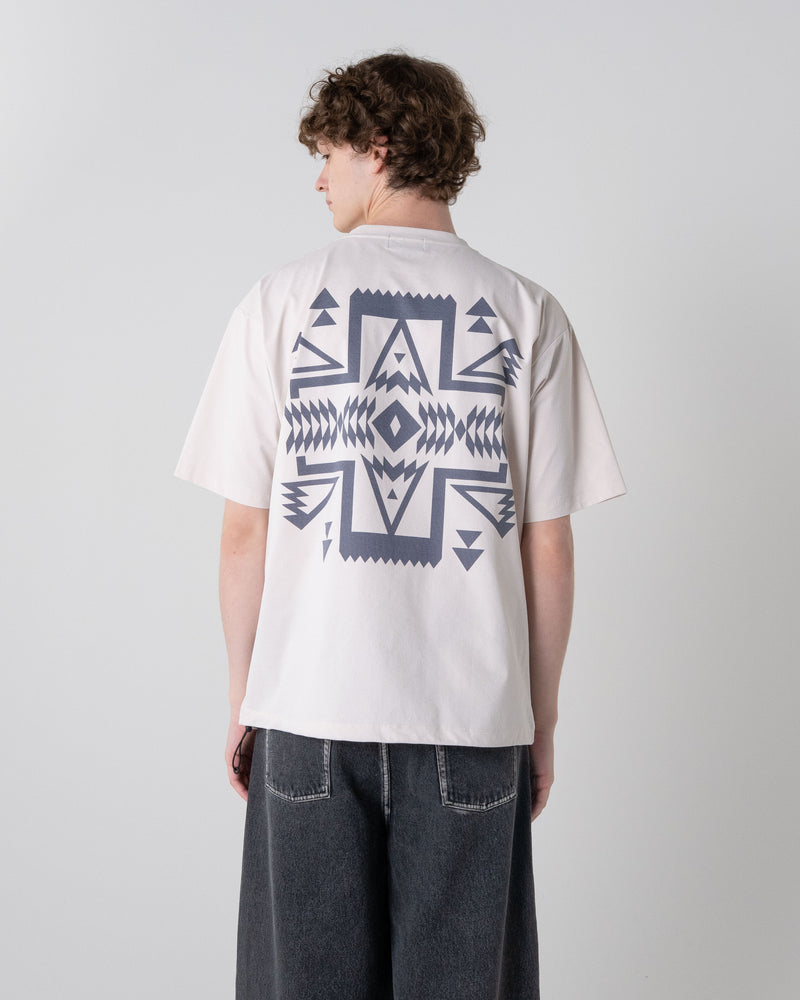 バックプリント 速乾Tシャツ - Ecru【Ponderosa】